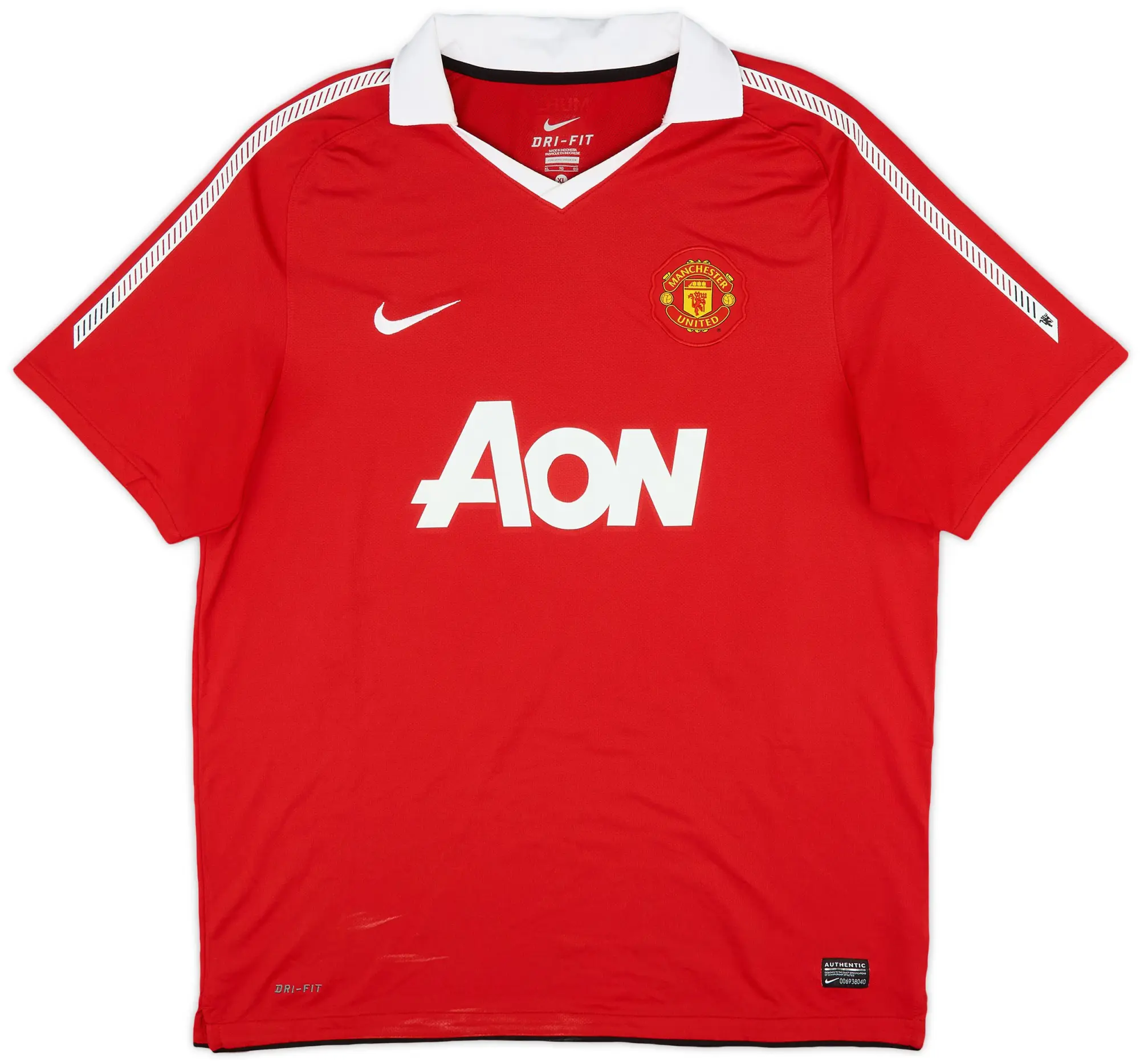 Nike 2010-11 Manchester United Home Shirt Rooney #10 - 6/10 - (XL)