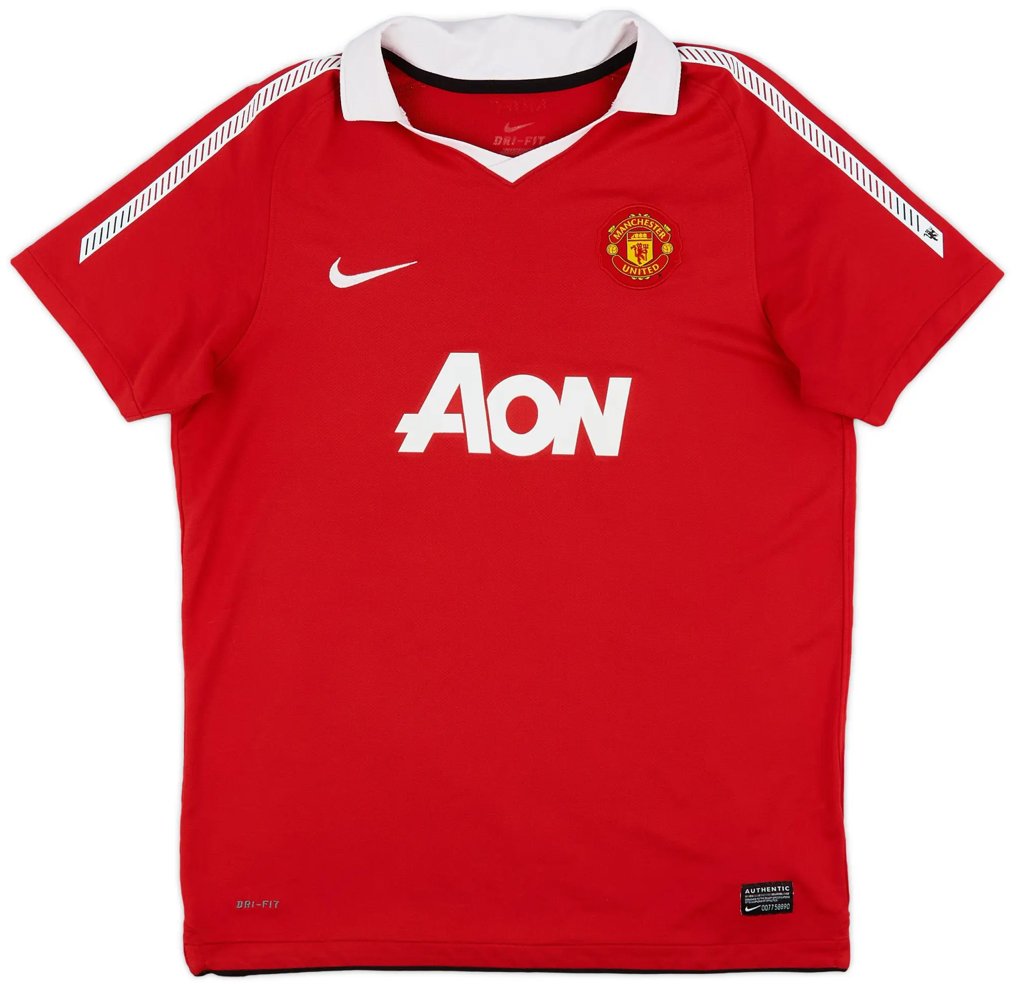 Nike 2010-11 Manchester United Home Shirt Rooney #10 - 5/10 - (XL)