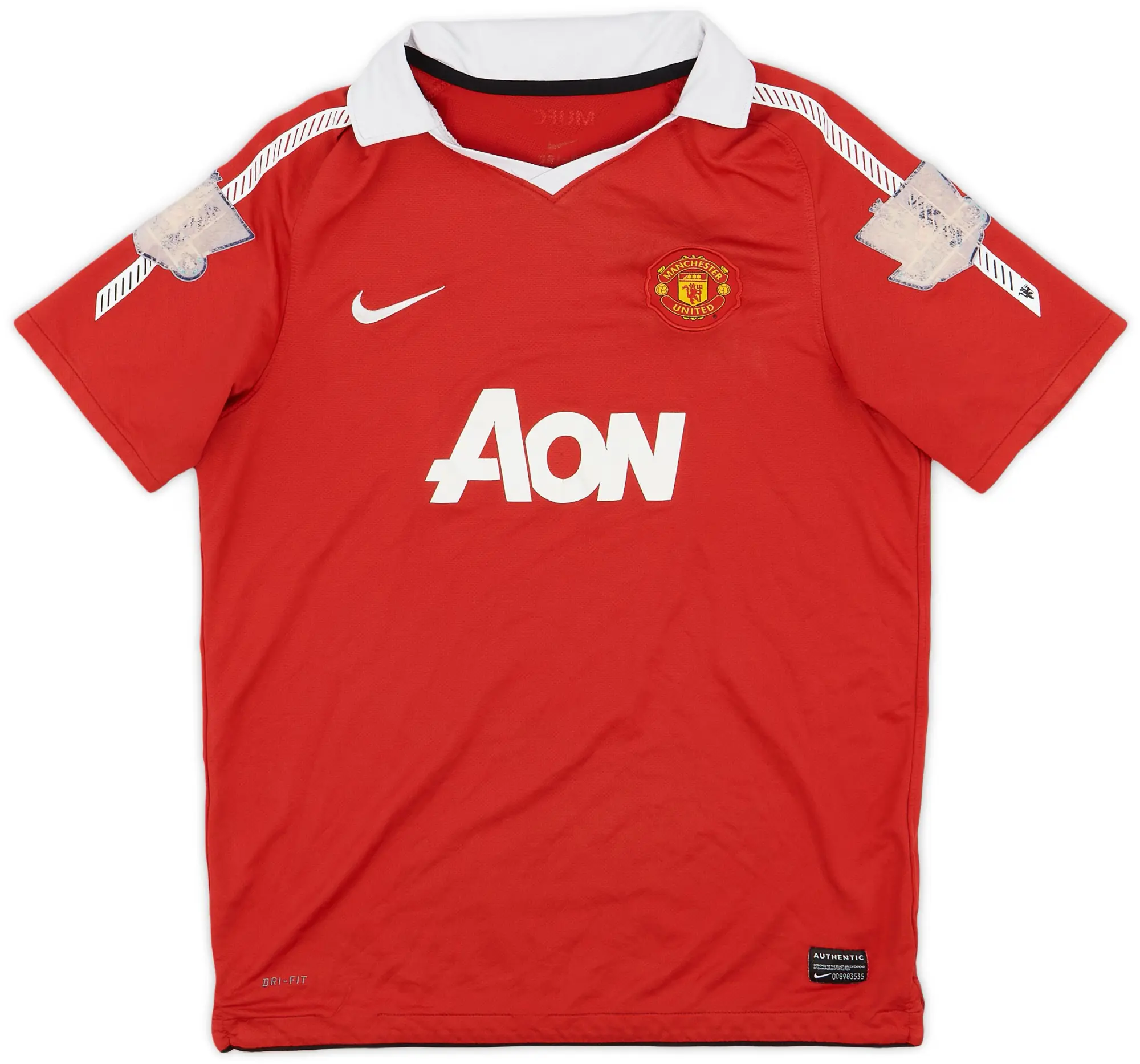 Nike 2010-11 Manchester United Home Shirt - 9/10 - (M.Boys)