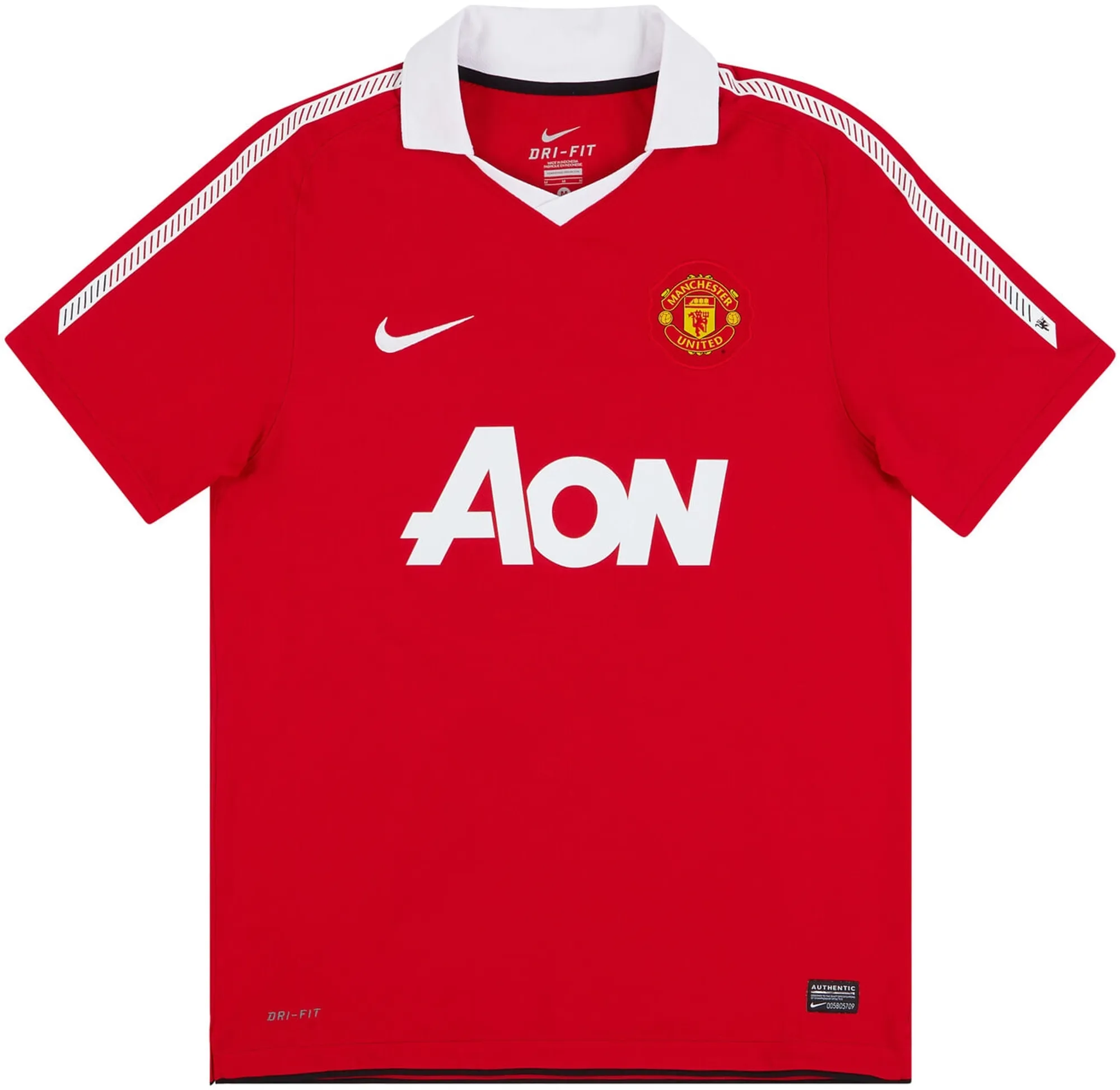 Nike 2010-11 Manchester United Home Shirt - 6/10 - S | MUNH10S-6