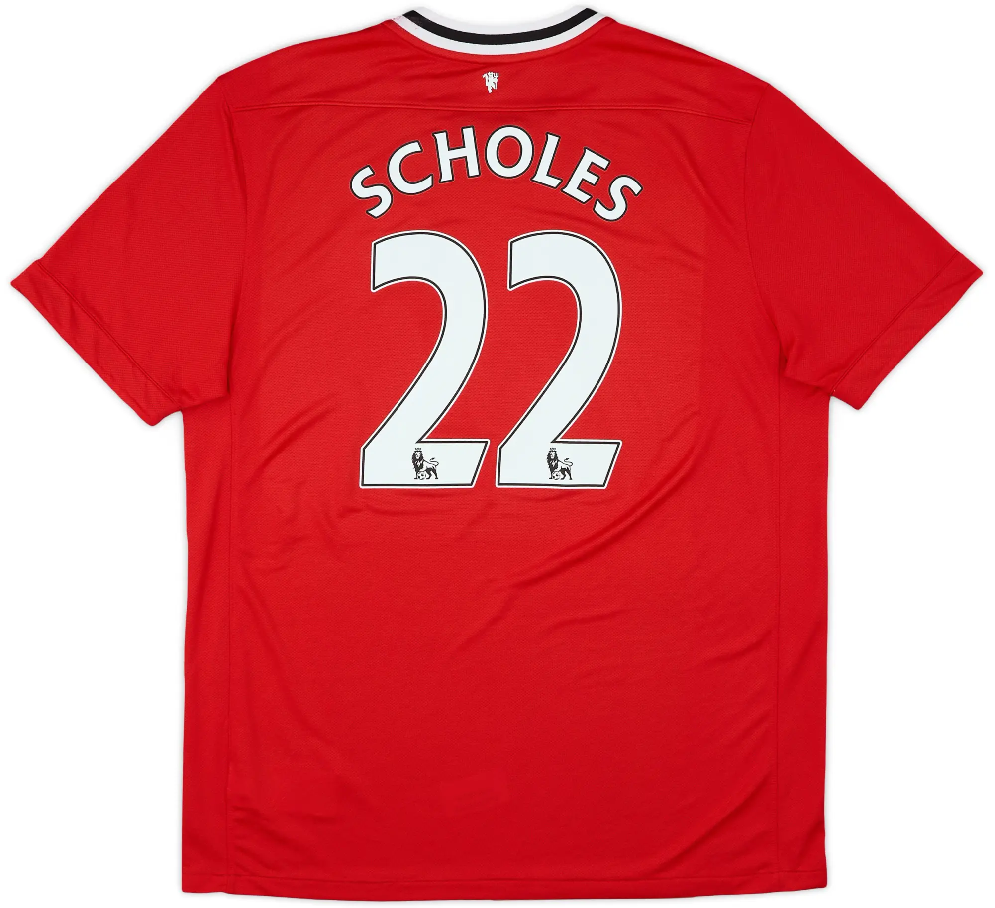 Nike 2011-12 Manchester United Home Shirt Scholes #22 - 6/10 - (XL)