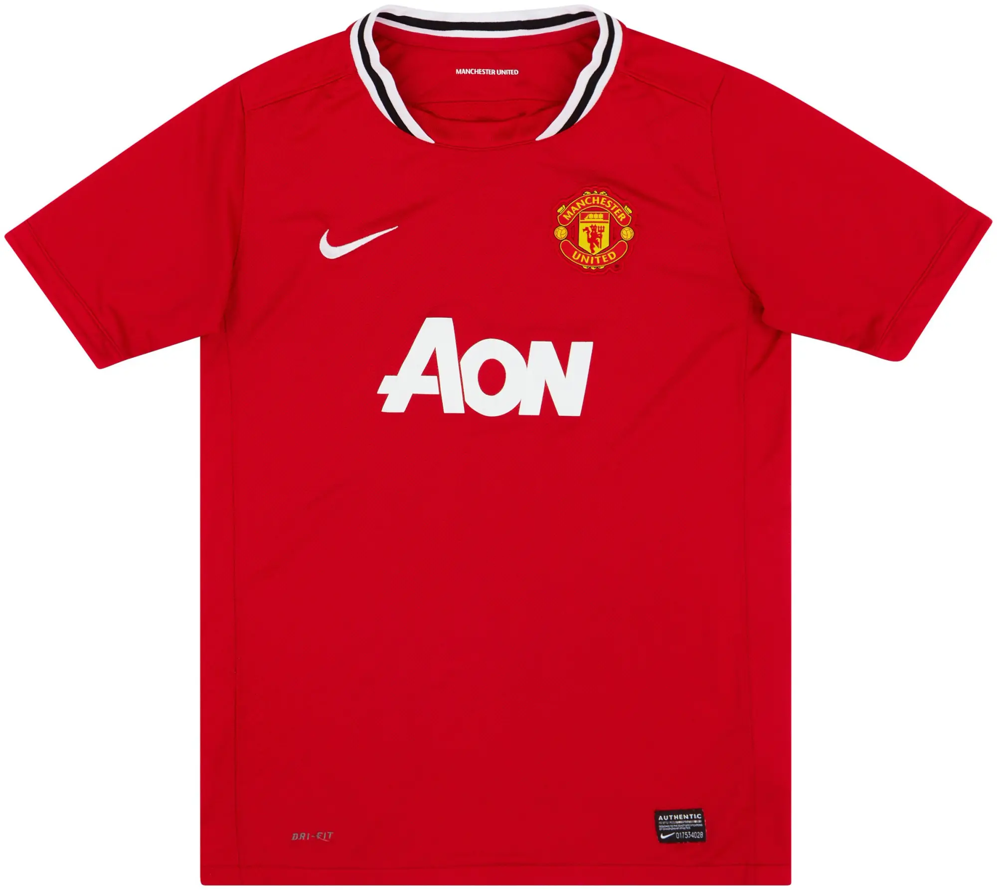 Nike 2011-12 Manchester United Home Shirt - 8/10 - (XL.Boys)