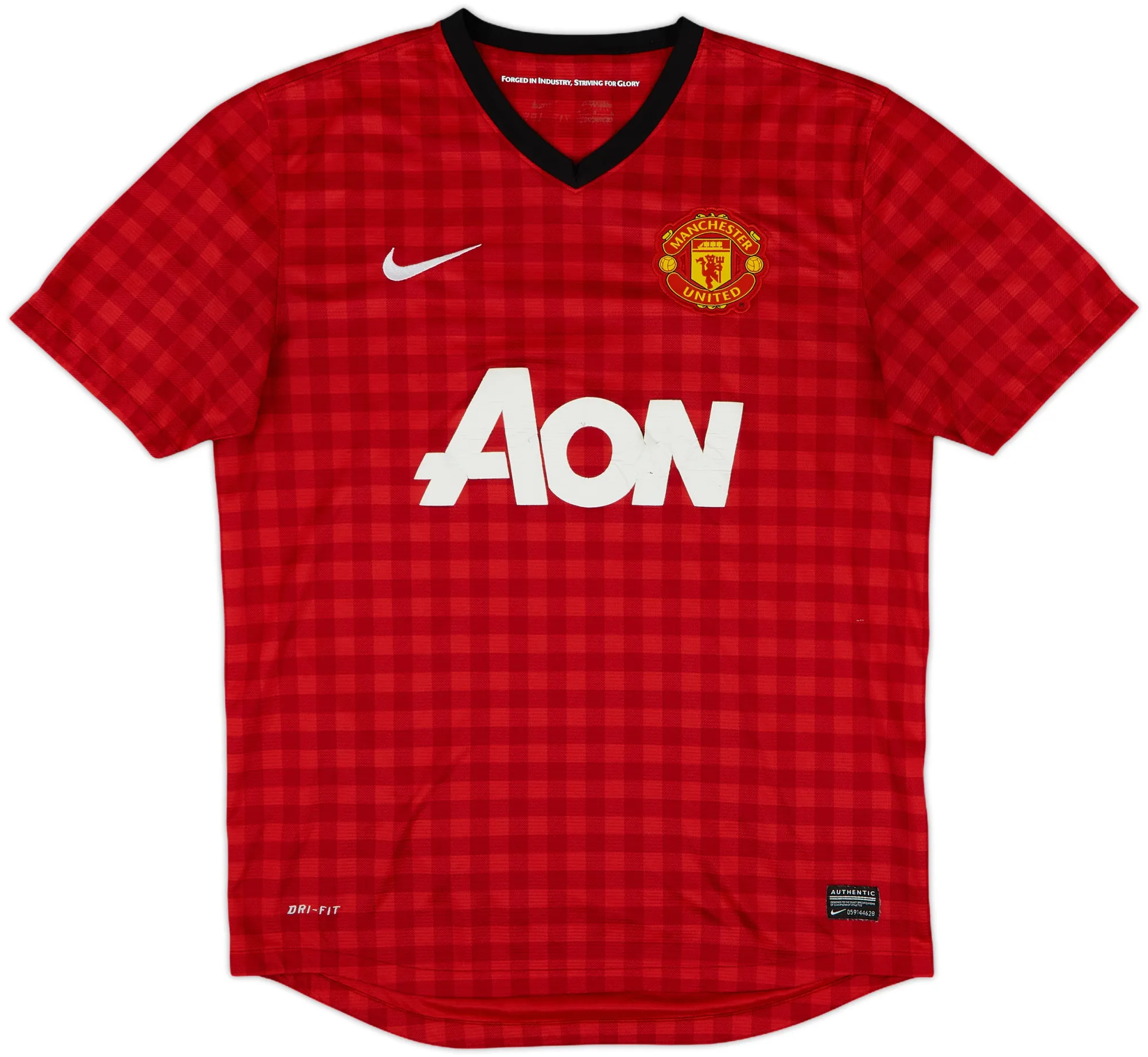 Nike Manchester United Boys SS Home Shirt 2012/13