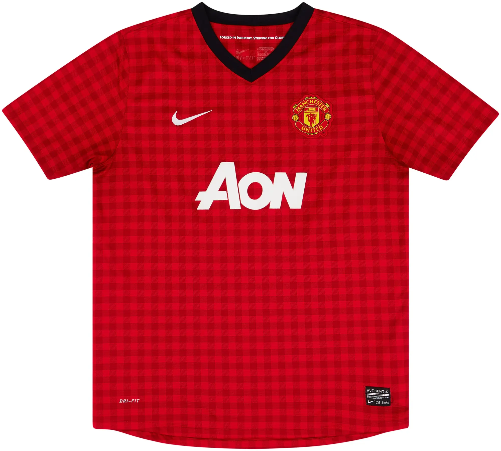 Nike 2012-13 Manchester United Home Shirt - 8/10 - (XL.Boys)
