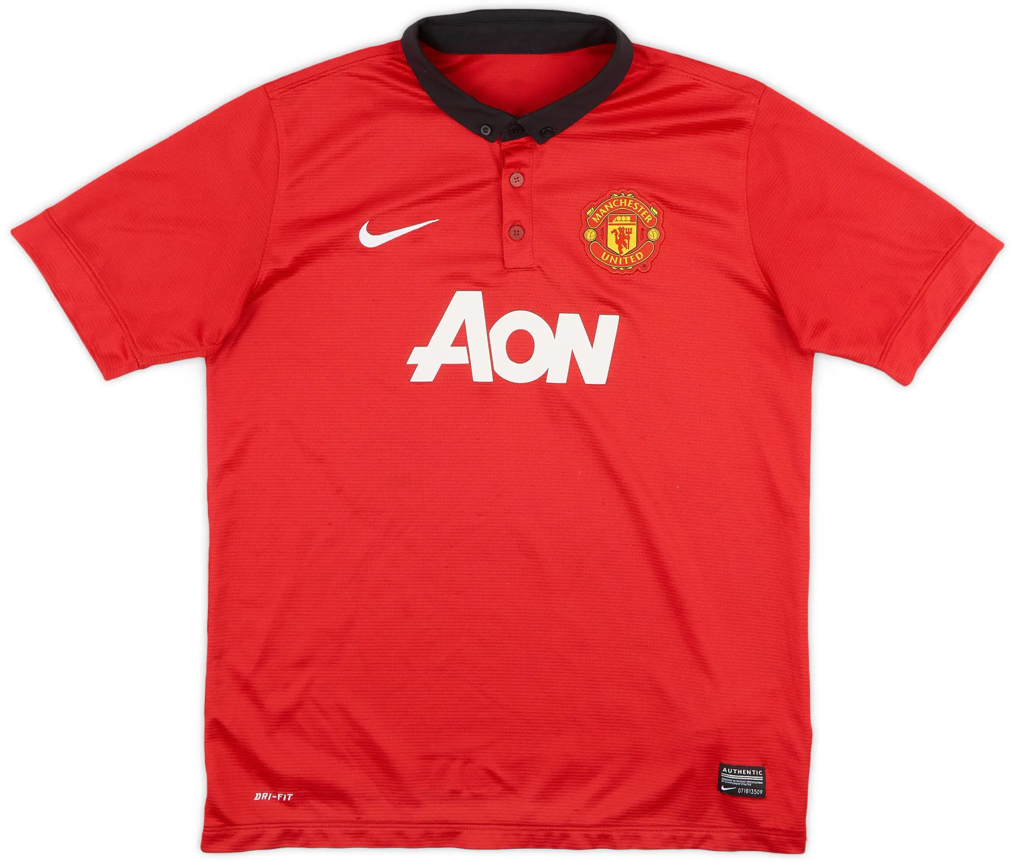 Nike 2013-14 Manchester United Home Shirt - 8/10 - (XL.Boys)