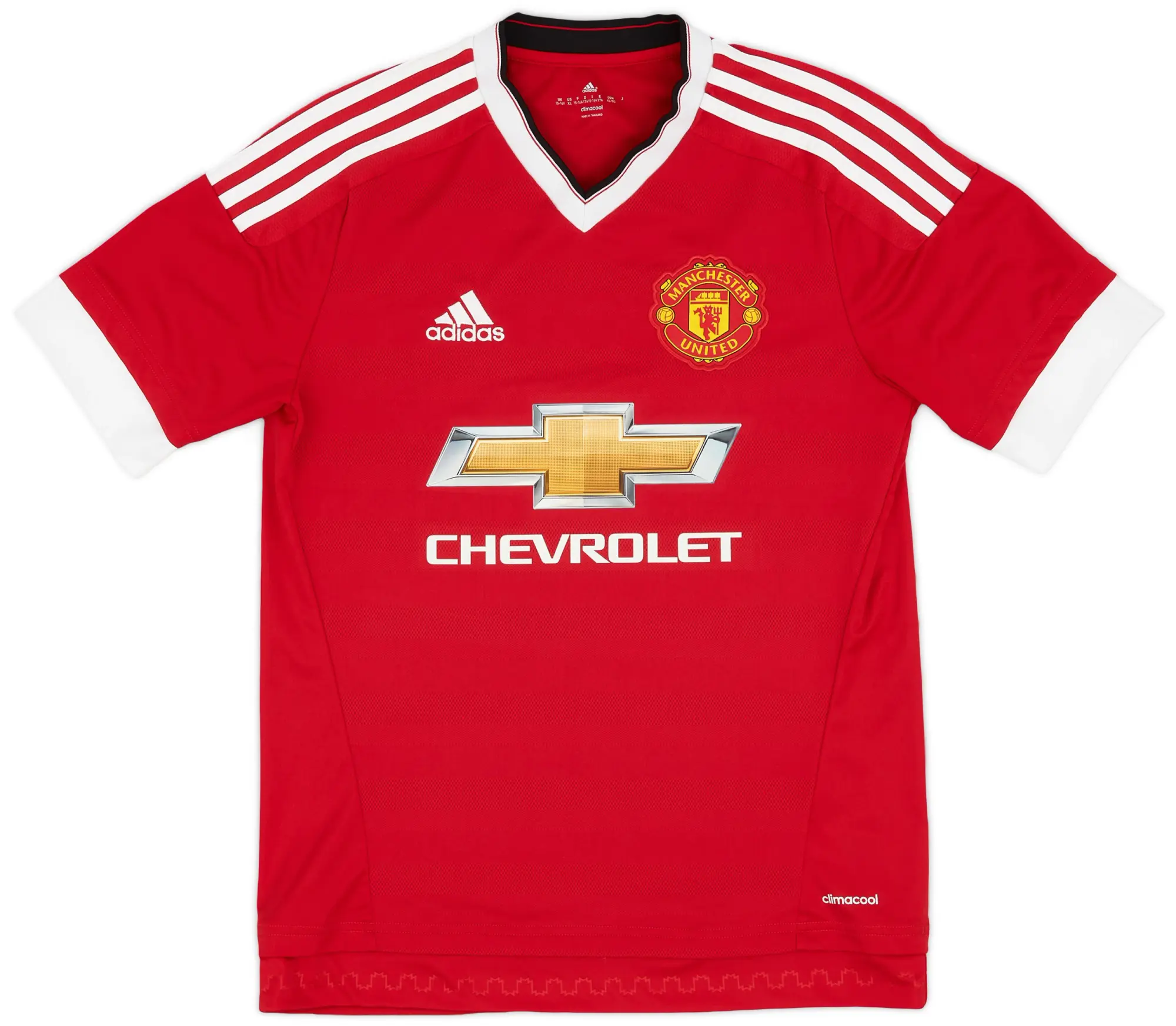 adidas 2015-16 Manchester United Home Shirt - 9/10 - (XL.Boys)