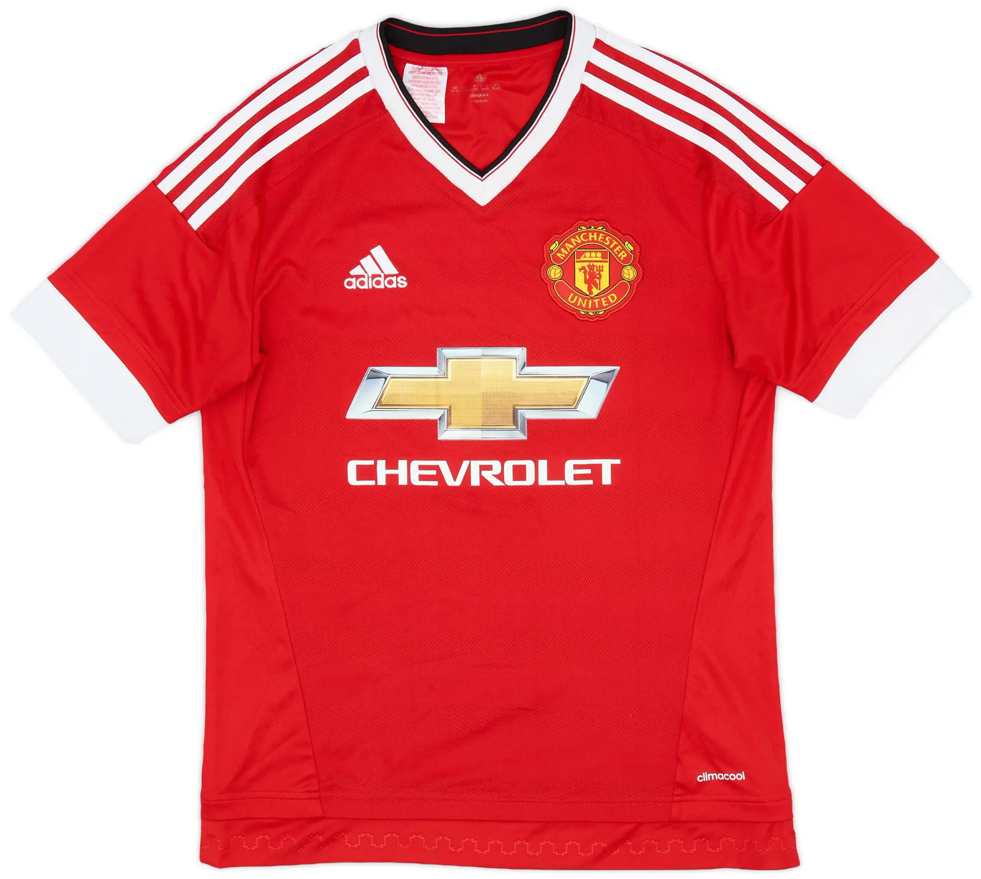 adidas 2015-16 Manchester United Home Shirt - 8/10 - (XL.Boys)
