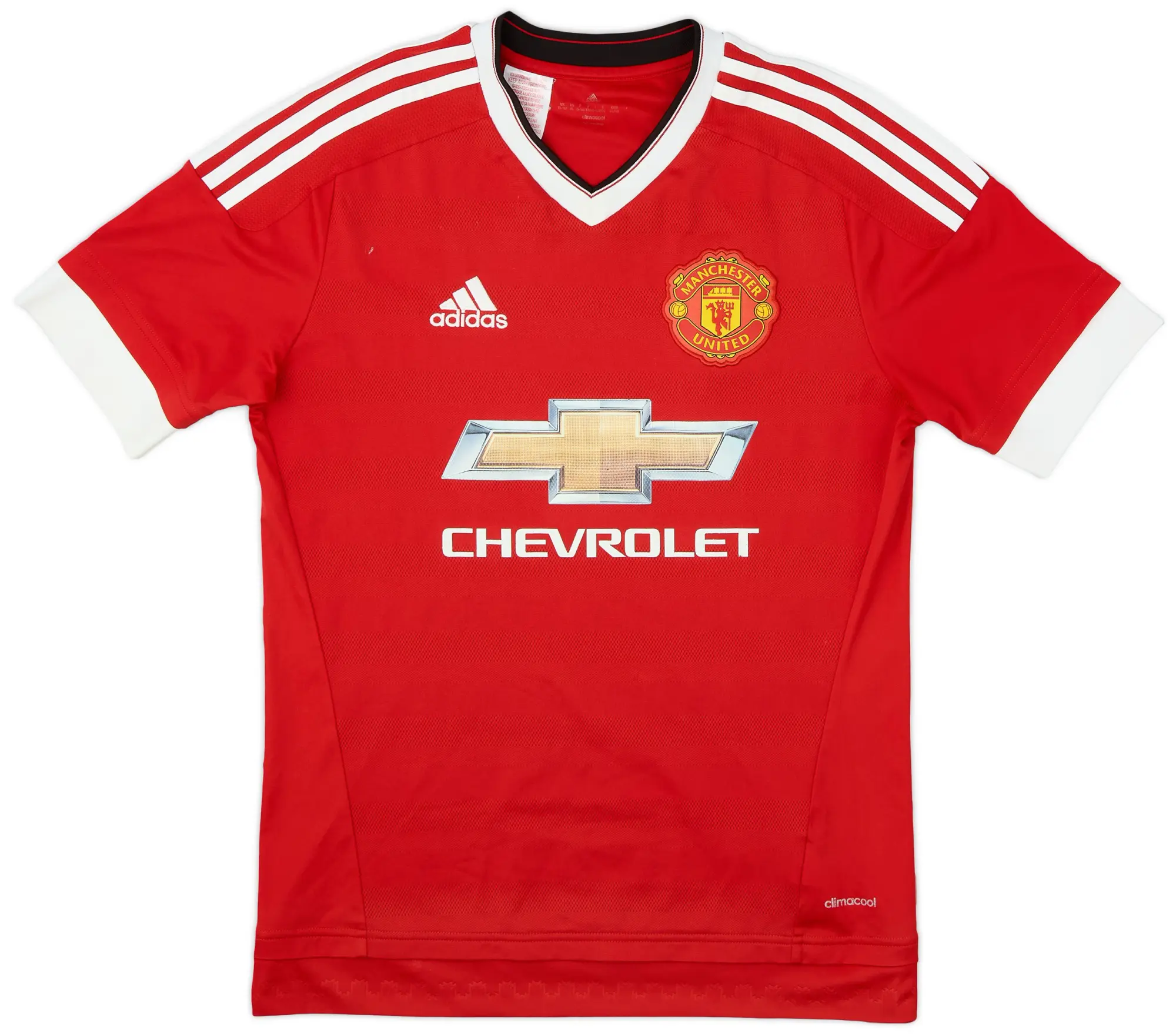 adidas 2015-16 Manchester United Home Shirt - 7/10 - (XL.Boys)