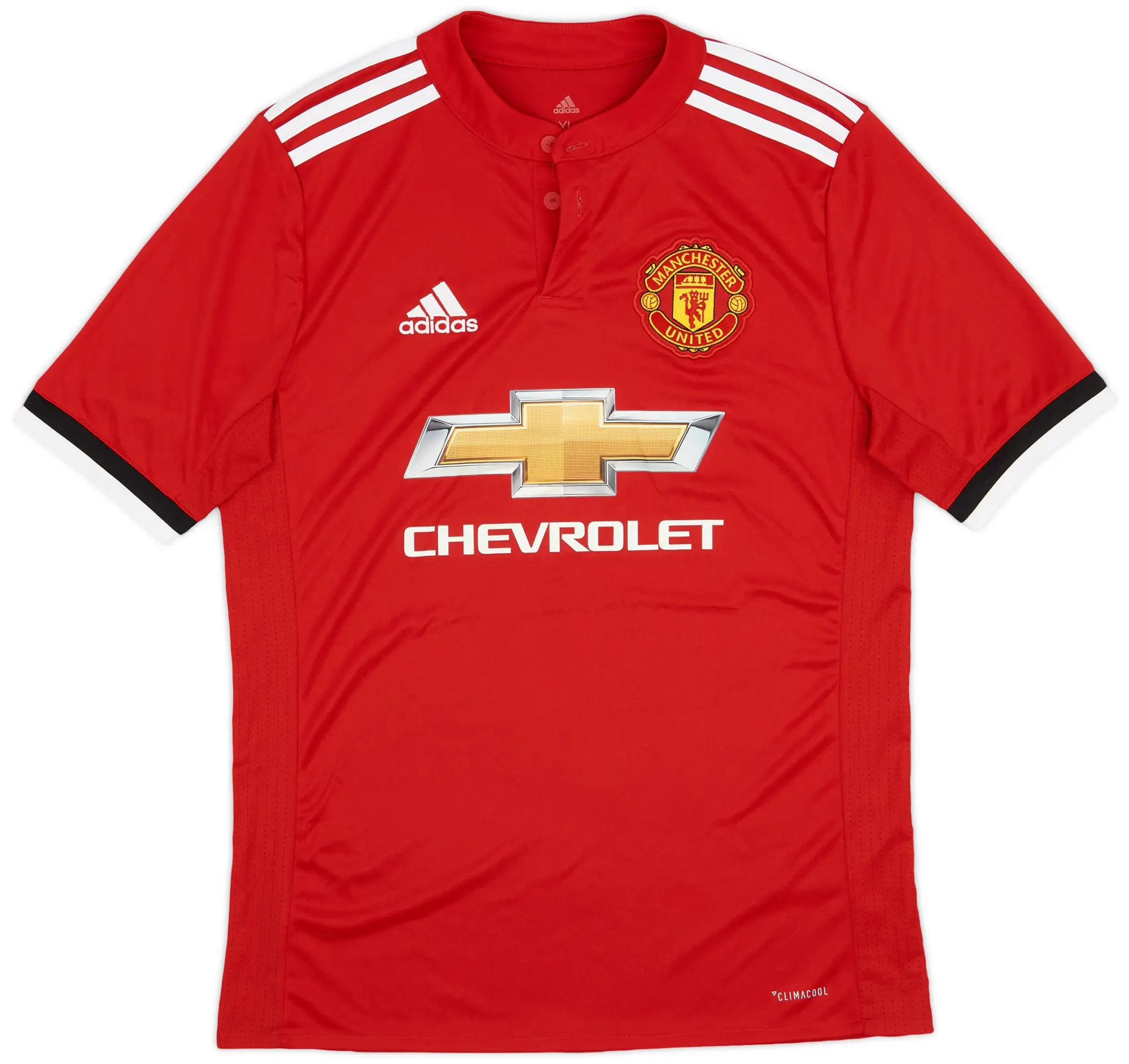 adidas 2017-18 Manchester United Home Shirt - 8/10 - (XL.Boys)