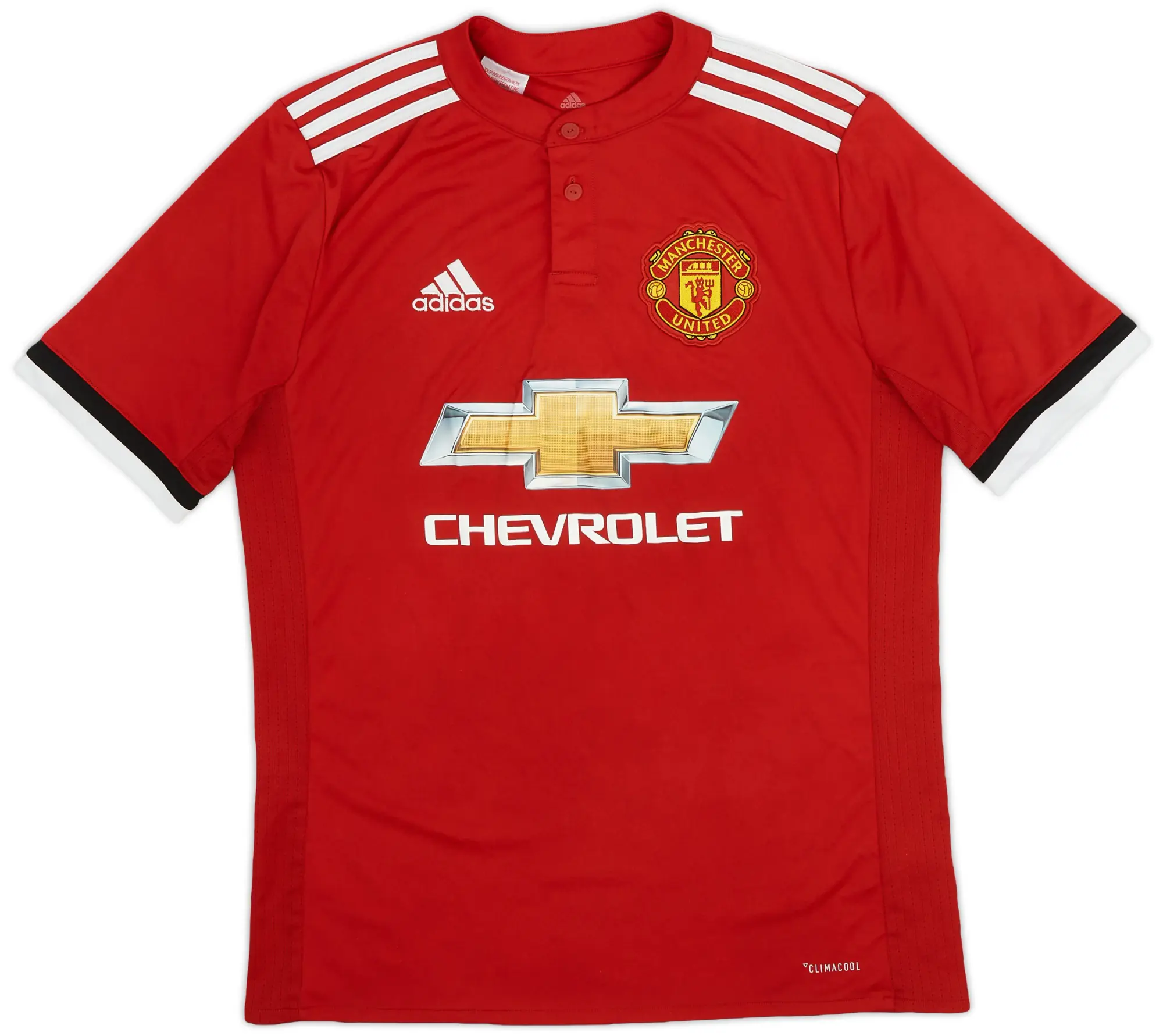 adidas 2017-18 Manchester United Home Shirt - 8/10 - (XL.Boys)