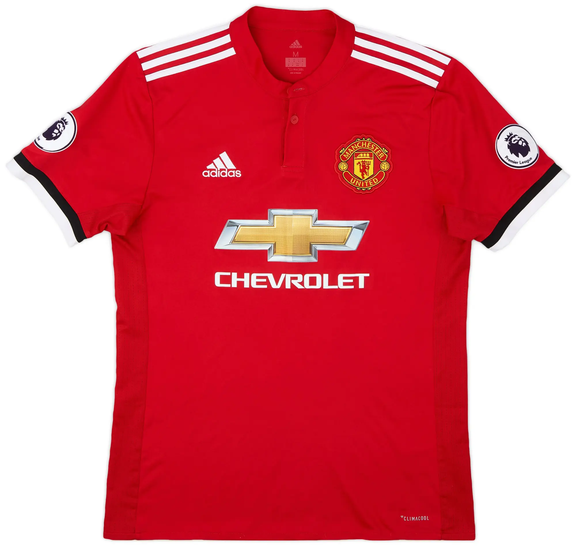 adidas 2017-18 Manchester United Home Shirt - 6/10 - (M)