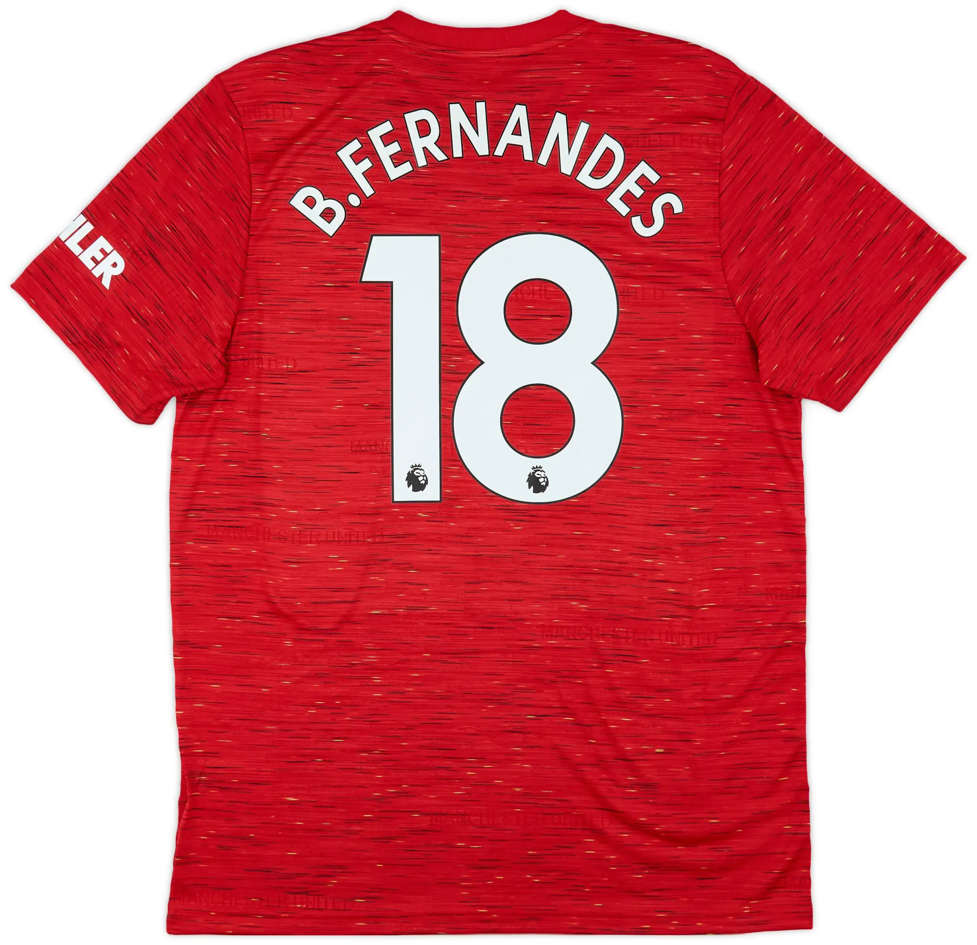 adidas 2020-21 Manchester United Home Shirt B.Fernandes #18 (L)