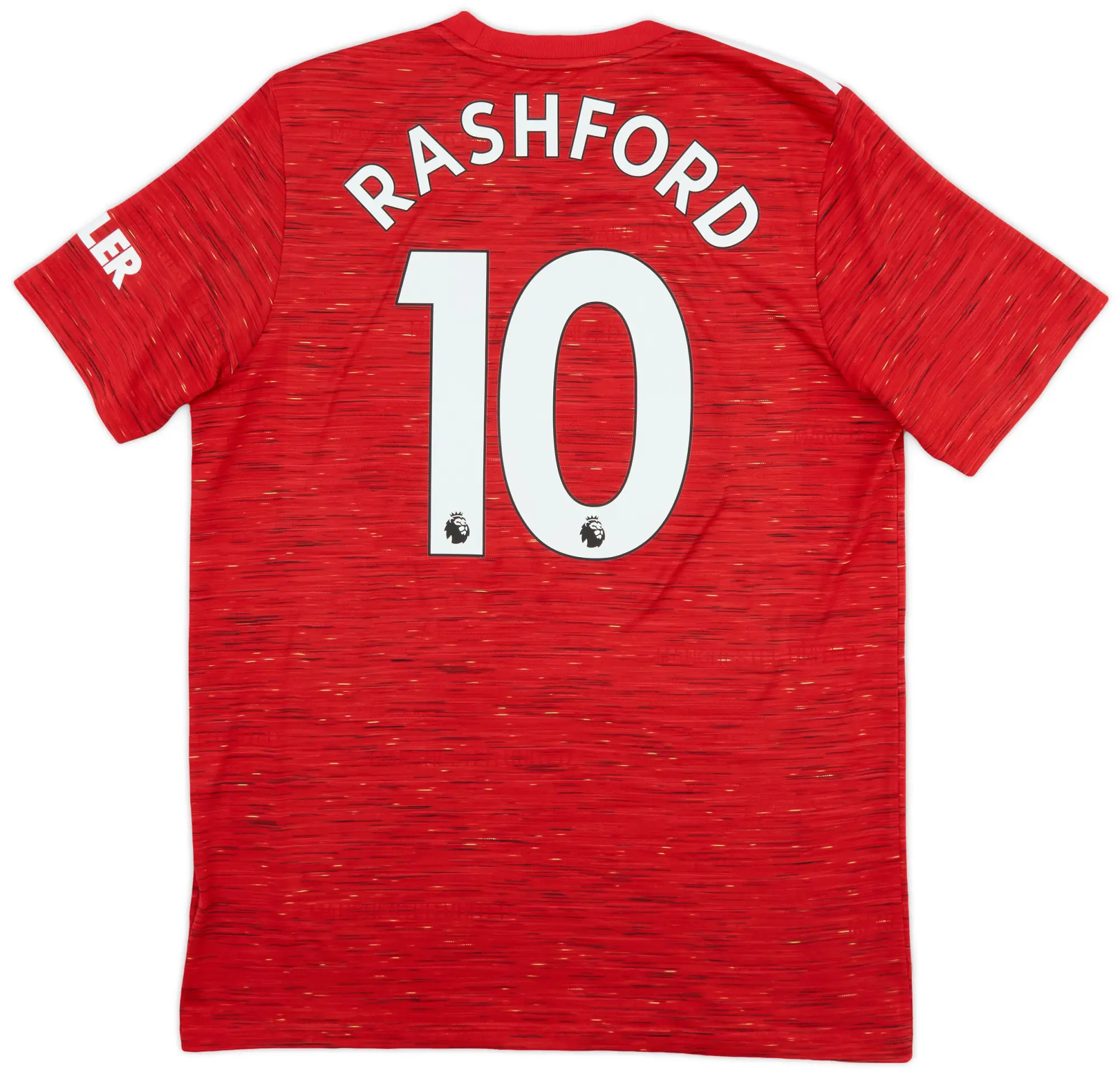 adidas 2020-21 Manchester United Home Shirt Rashford #10 - 9/10 - (L)