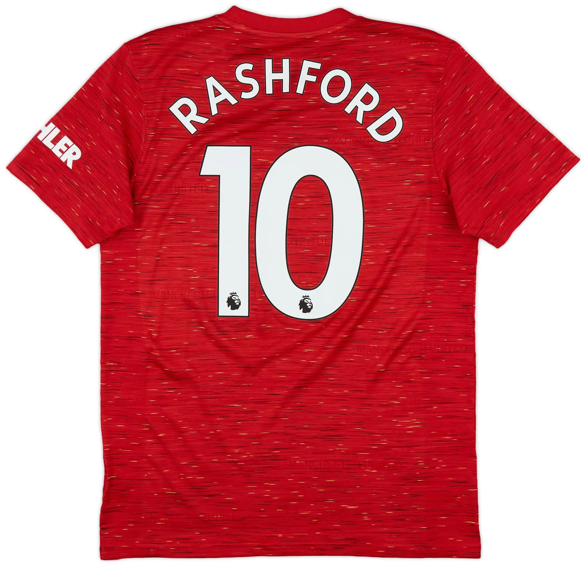 adidas 2020-21 Manchester United Home Shirt Rashford #10 - 9/10 - (M)
