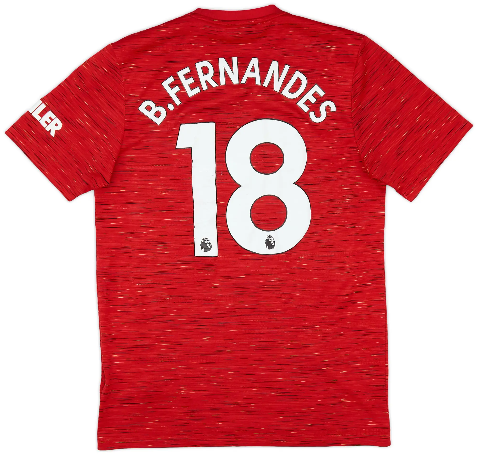 adidas 2020-21 Manchester United Home Shirt B.Fernandes #18 - 5/10 - (M)