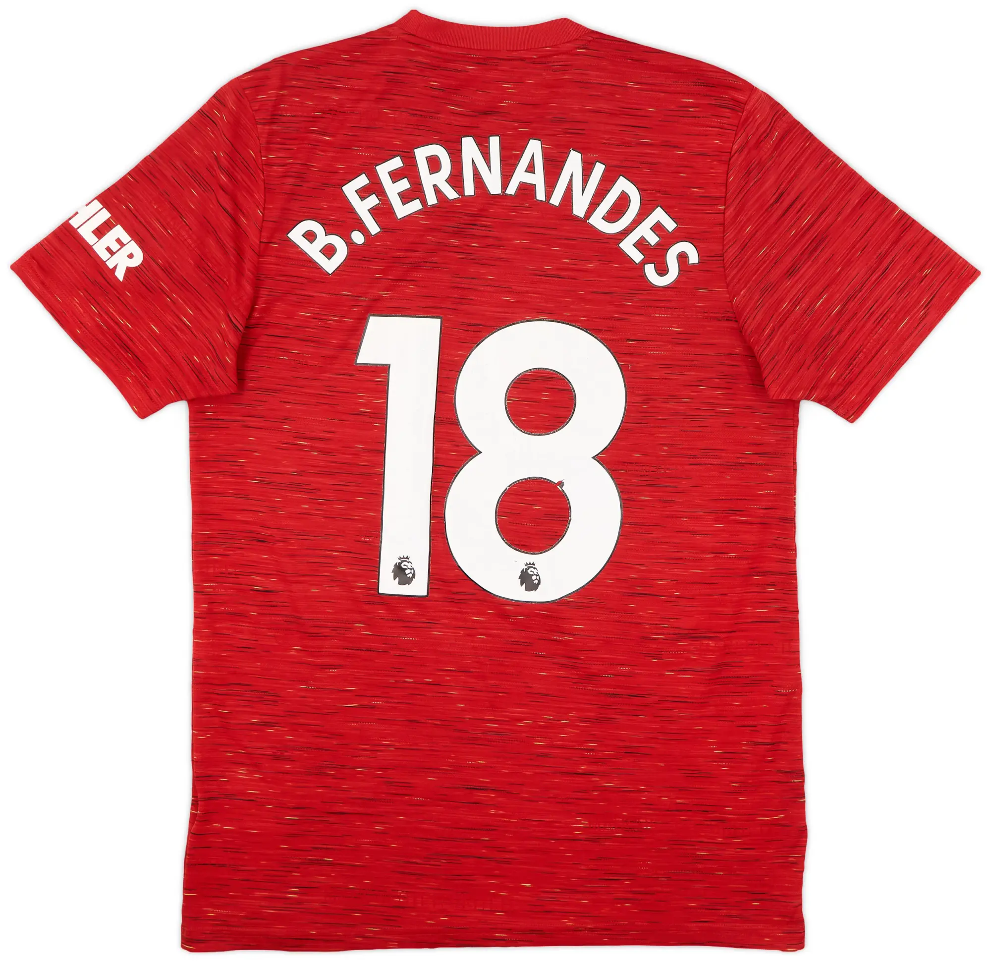 adidas 2020-21 Manchester United Home Shirt B. Fernandes #18 - 5/10 - (M)