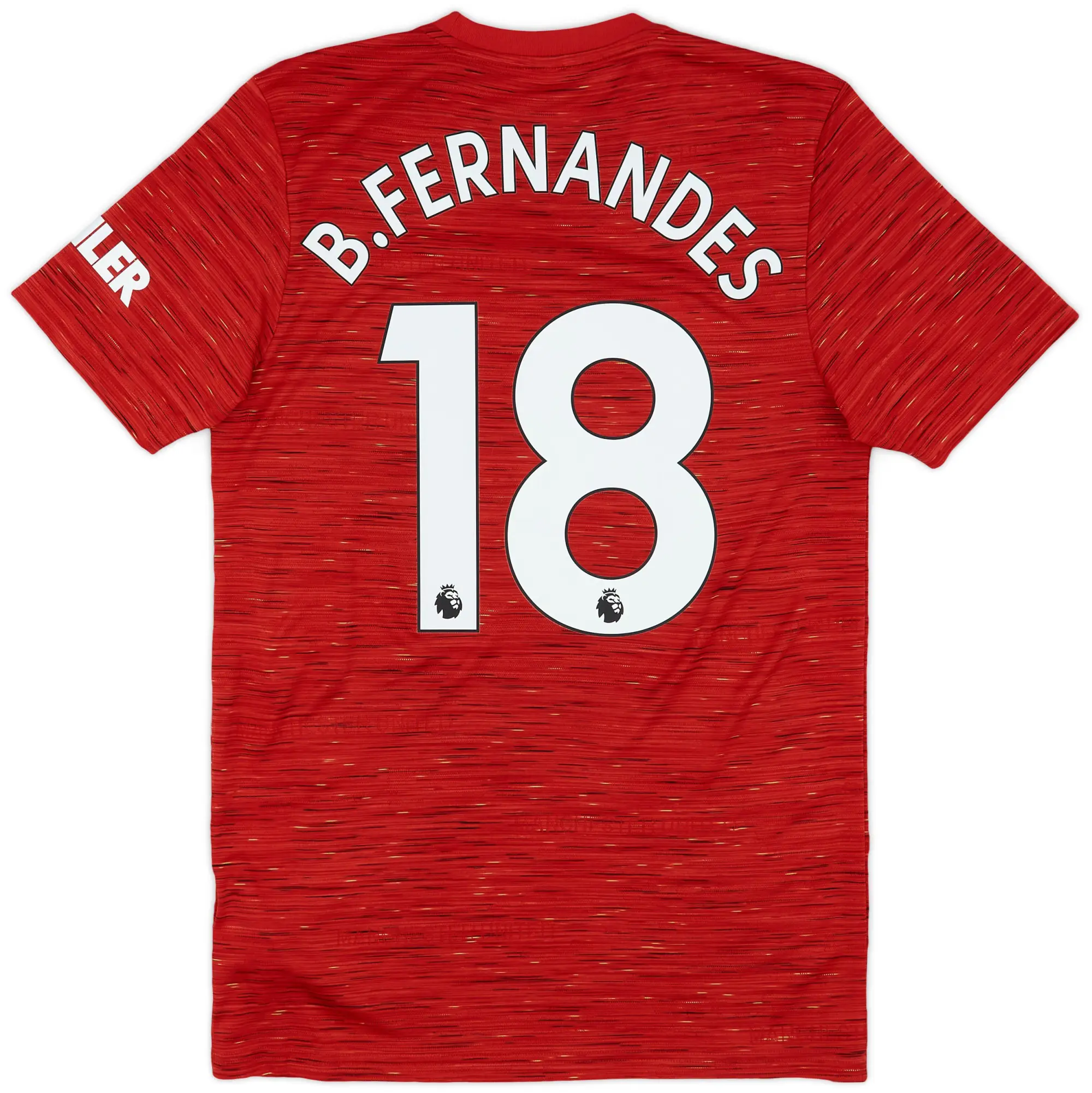 adidas 2020-21 Manchester United Home Shirt B.Fernandes #18 - 9/10 - (S)