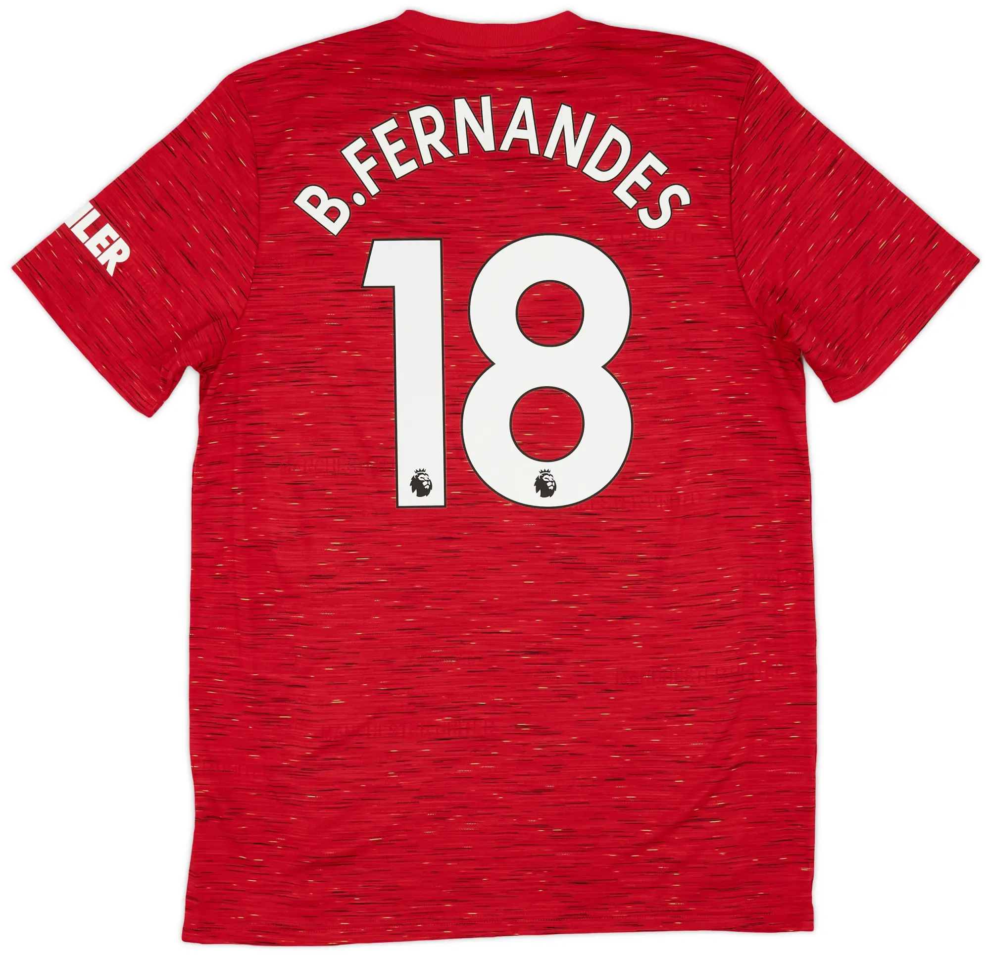 adidas 2020-21 Manchester United Home Shirt B.Fernandes #18 (L)