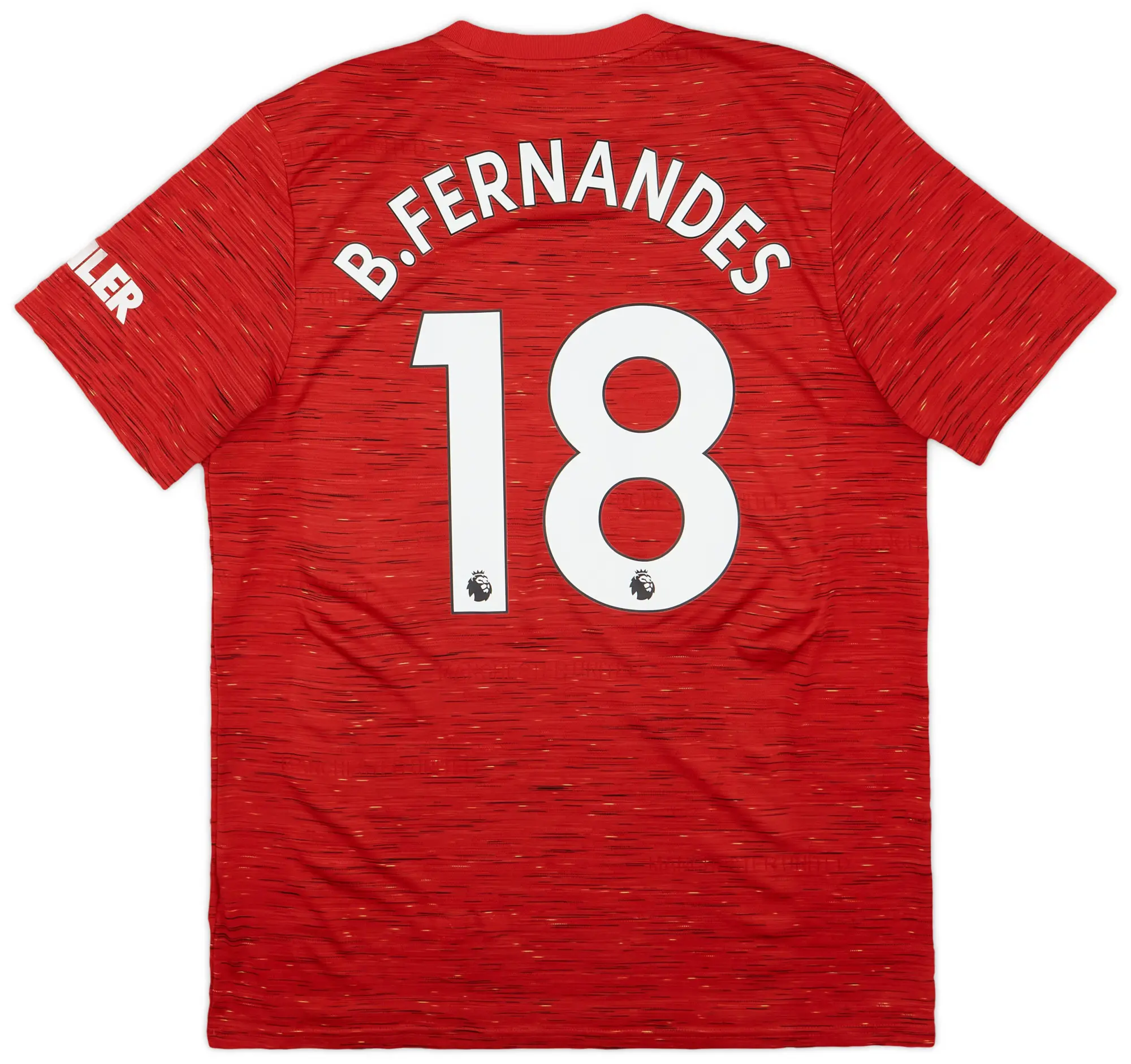 adidas 2020-21 Manchester United Home Shirt B. Fernandes #18 - 8/10 - (L)