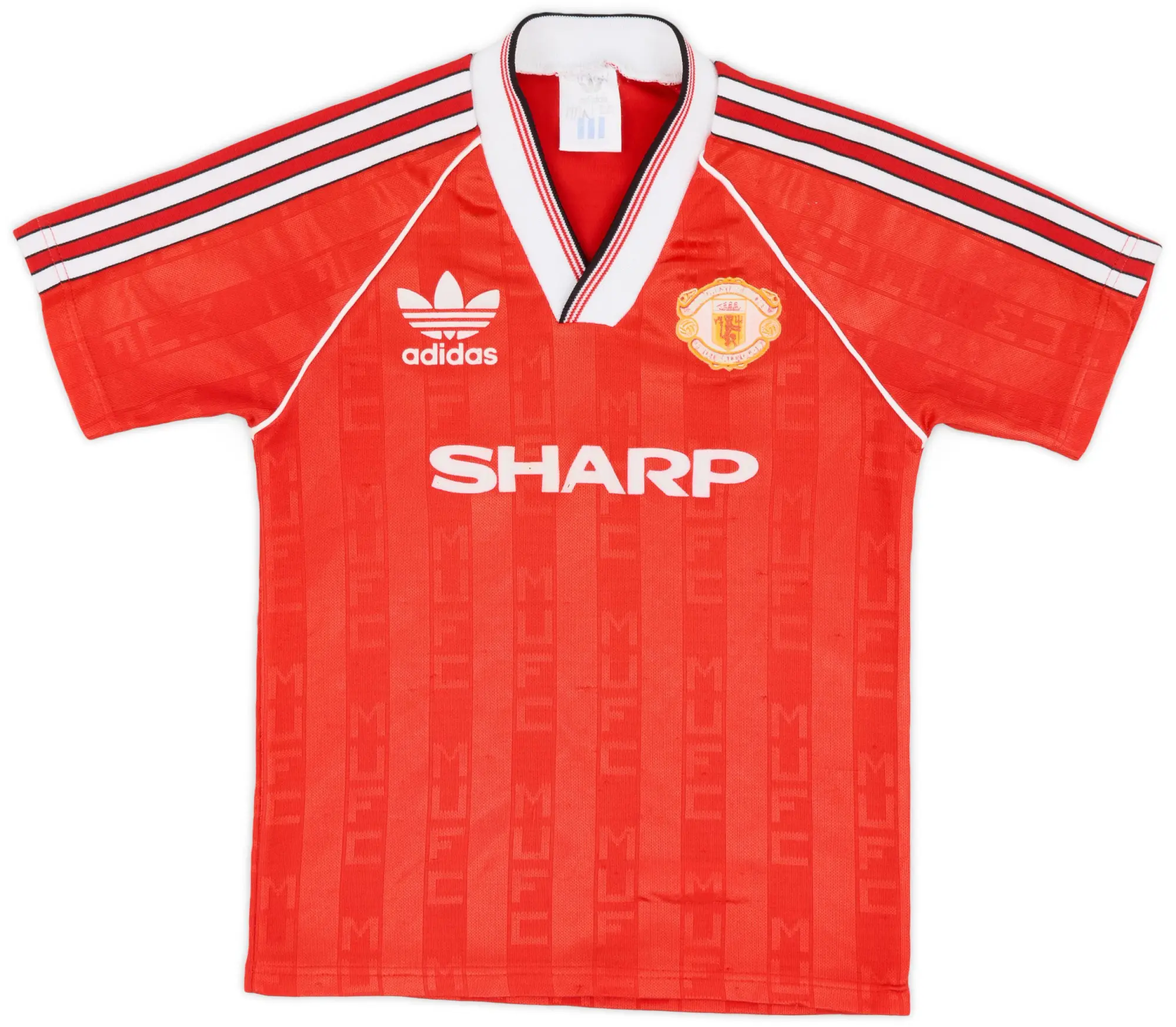 adidas 1988-90 Manchester United Home Shirt - 6/10 - (S.Boys)