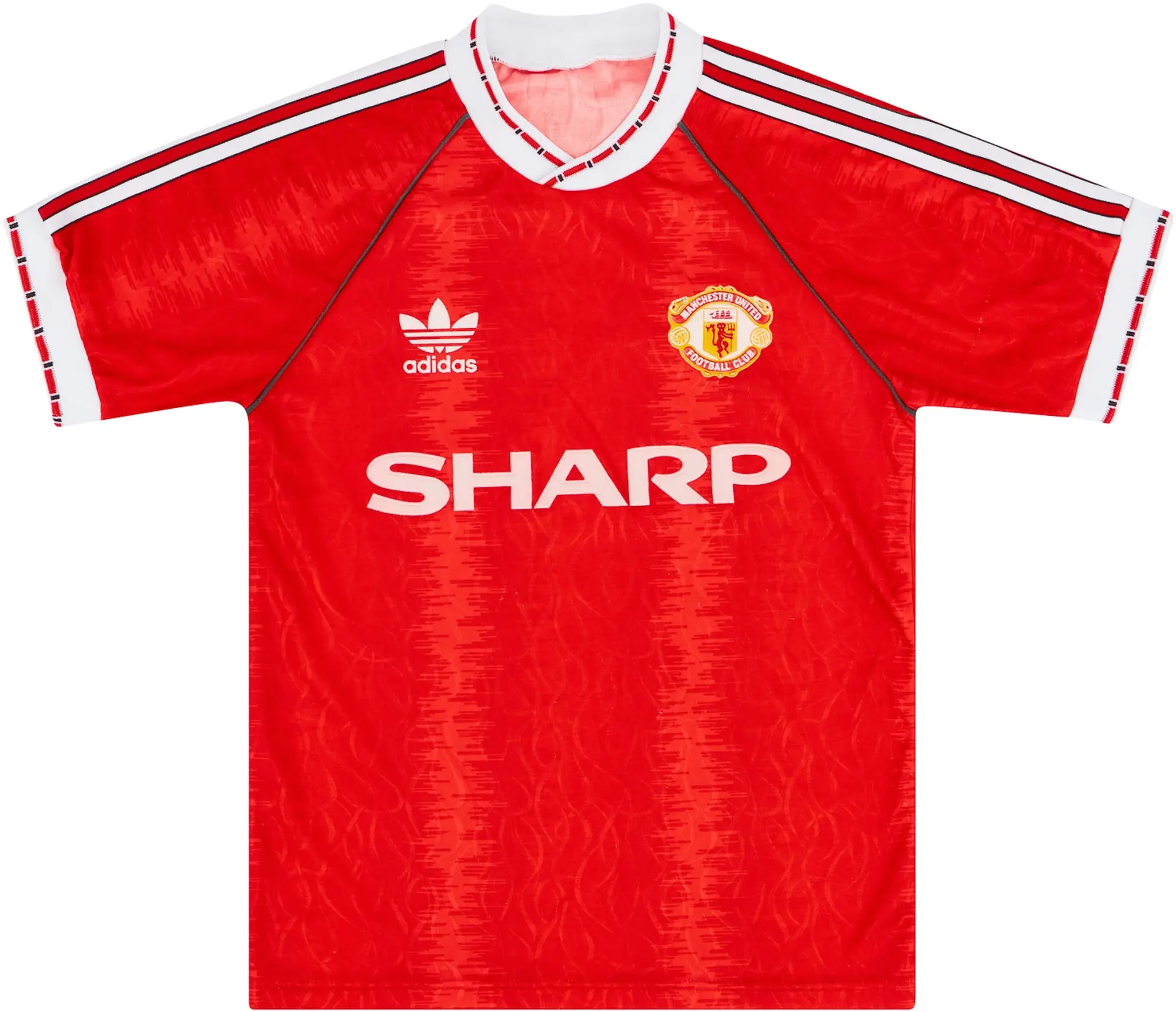 adidas 1990-92 Manchester United Home Shirt - 8/10 - (S)