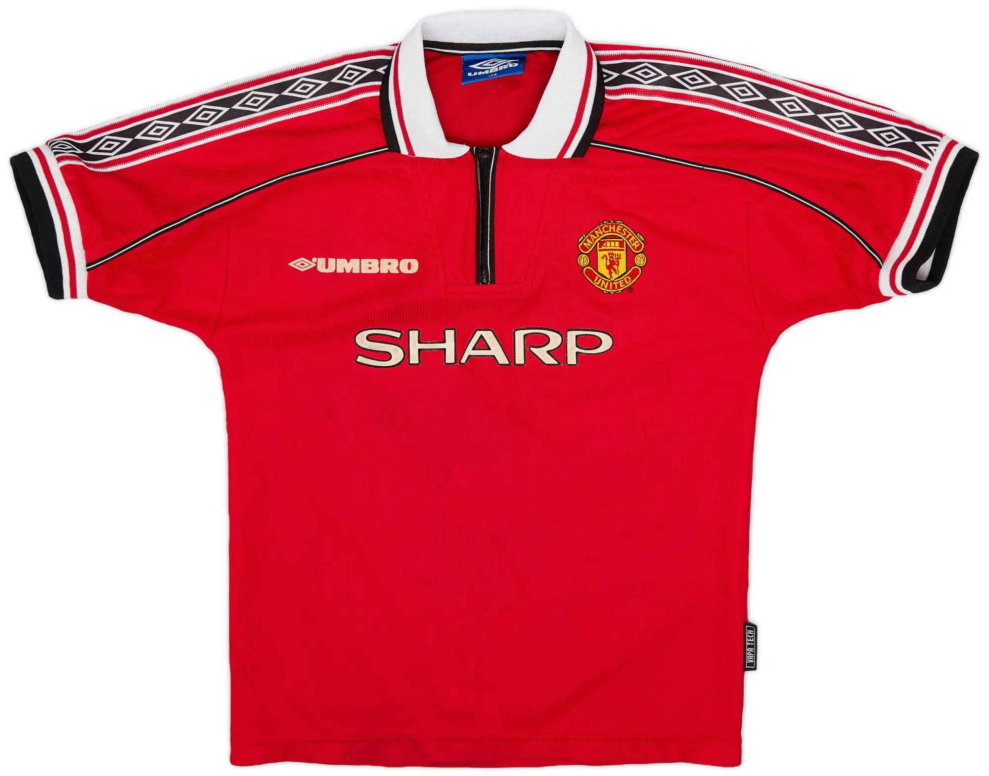 Umbro 1998-00 Manchester United Home Shirt - 8/10 - (M.Boys)