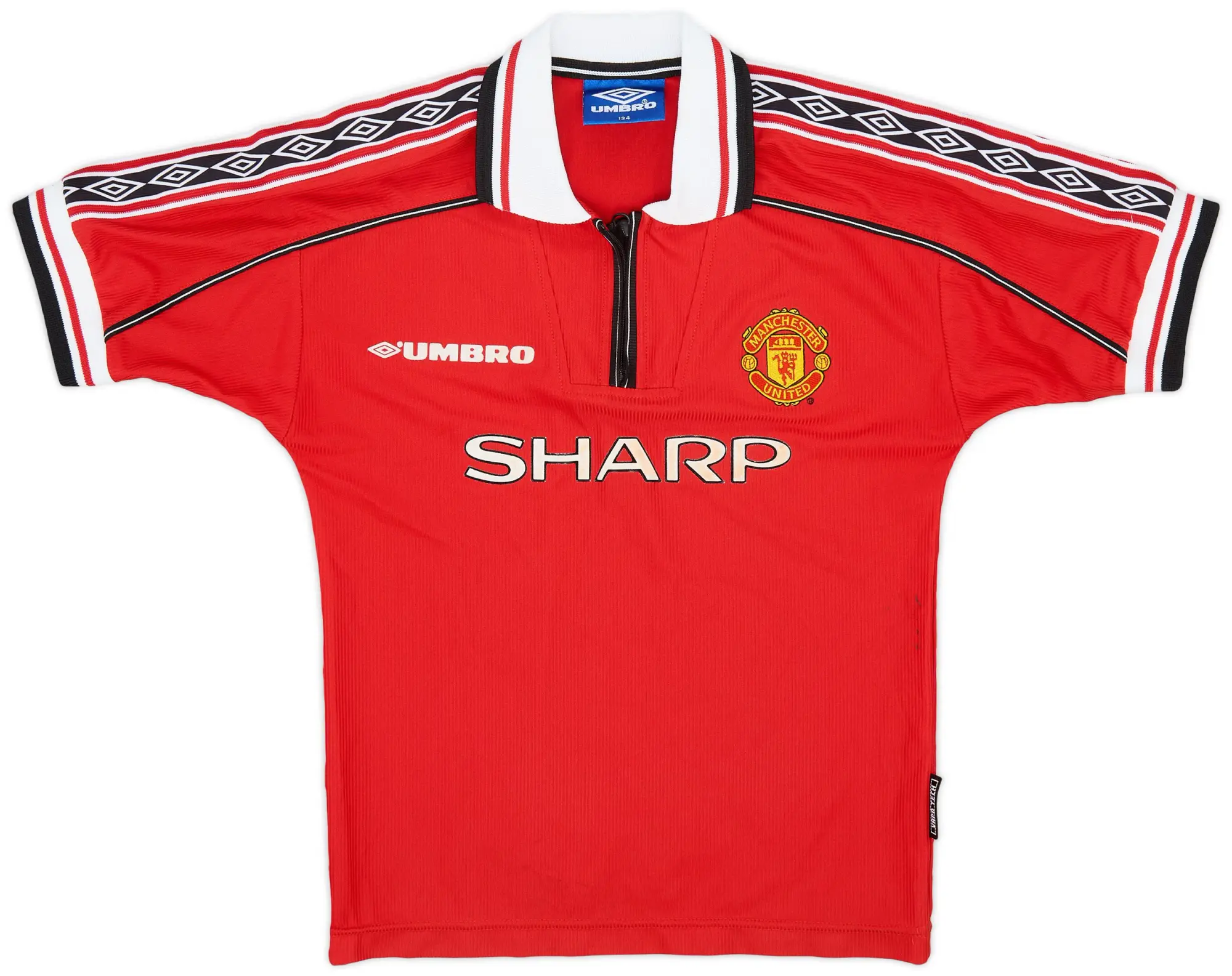 Umbro 1998-00 Manchester United Home Shirt - 7/10 - (S.Boys)