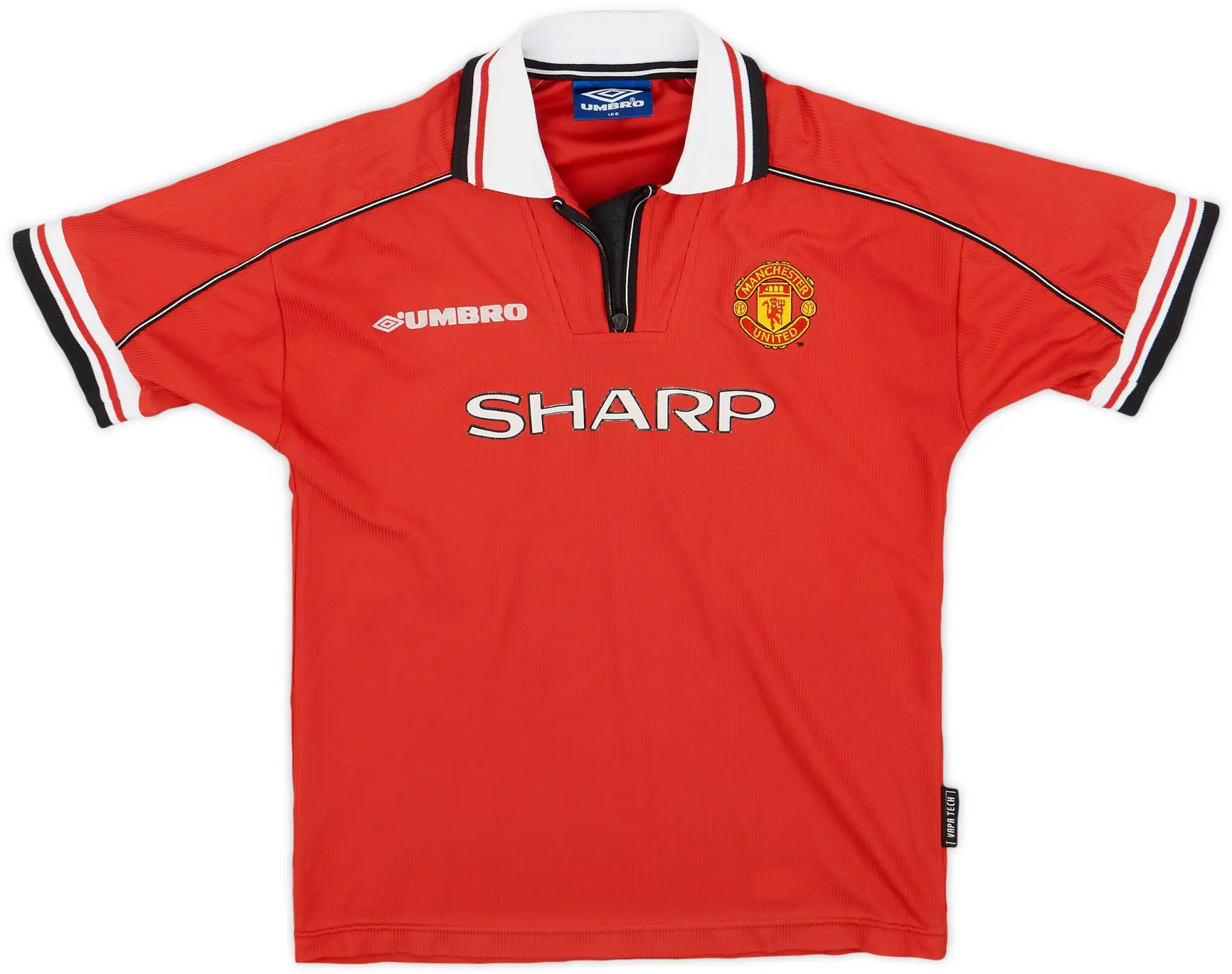 Umbro 1998-00 Manchester United Home Shirt - 8/10 - (L.Boys)