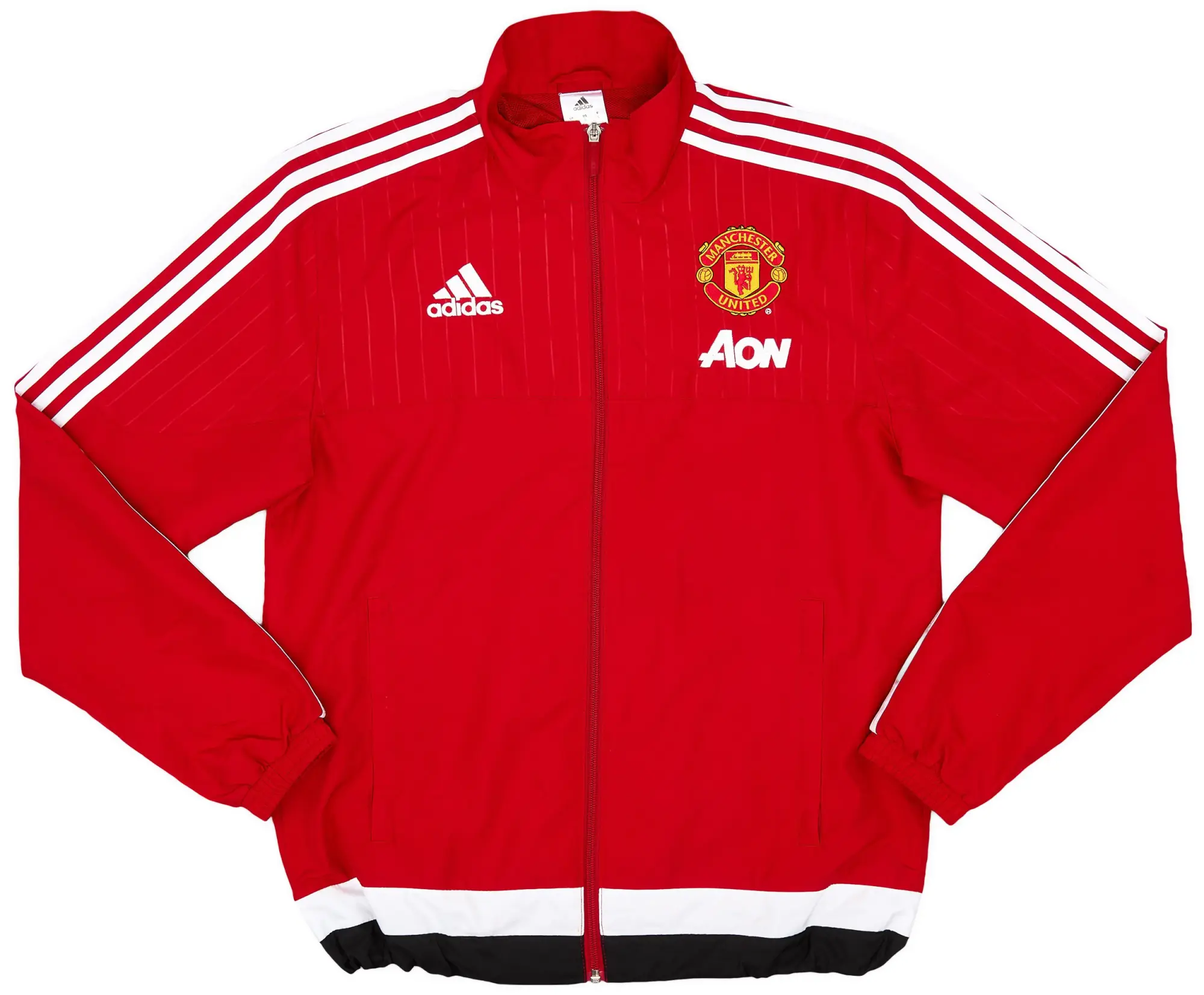 2015-16 Manchester United adidas Track Jacket - 9/10 - (S)