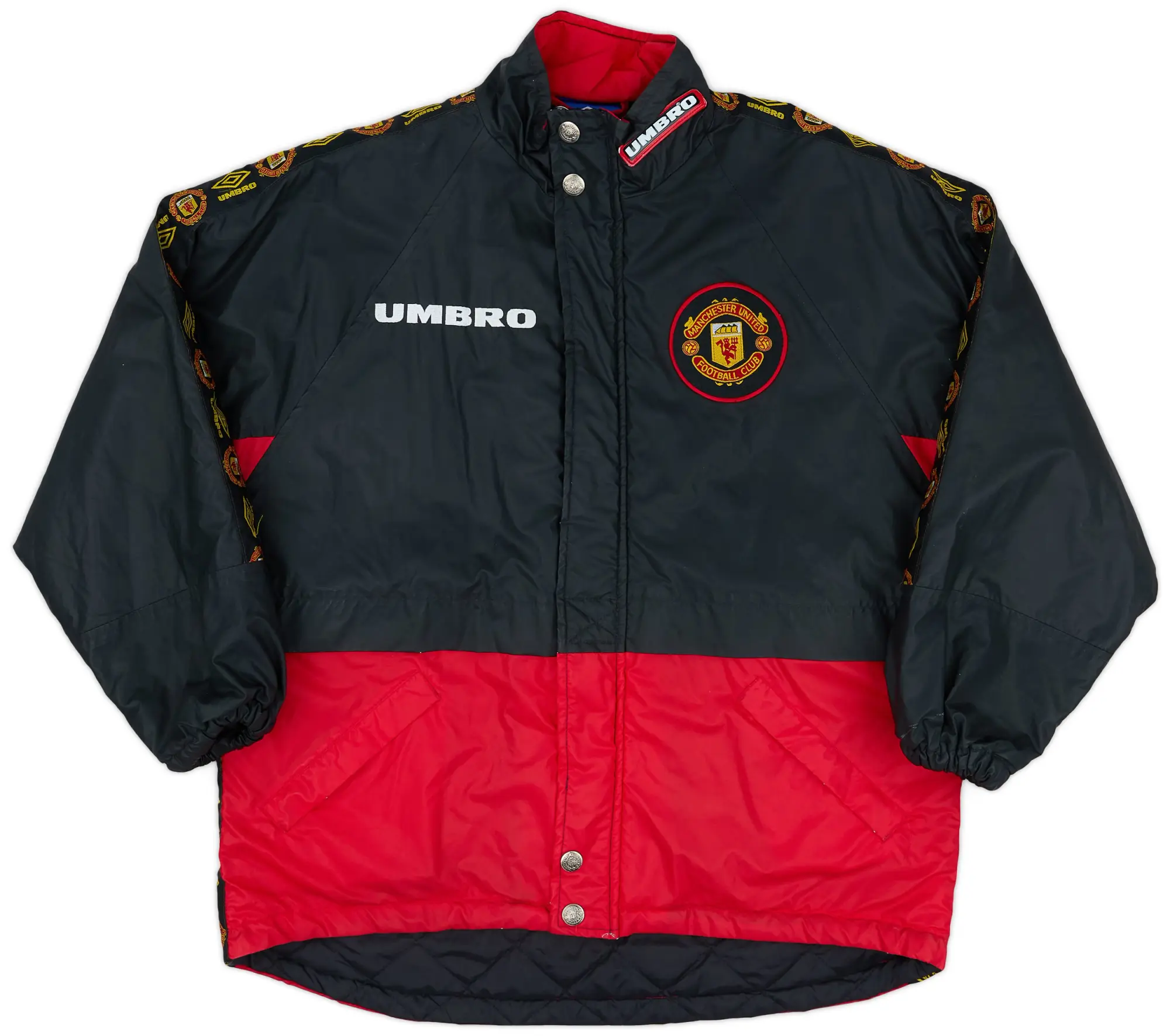 1994-95 Manchester United Umbro Rain Jacket - 9/10 - (L.Boys)