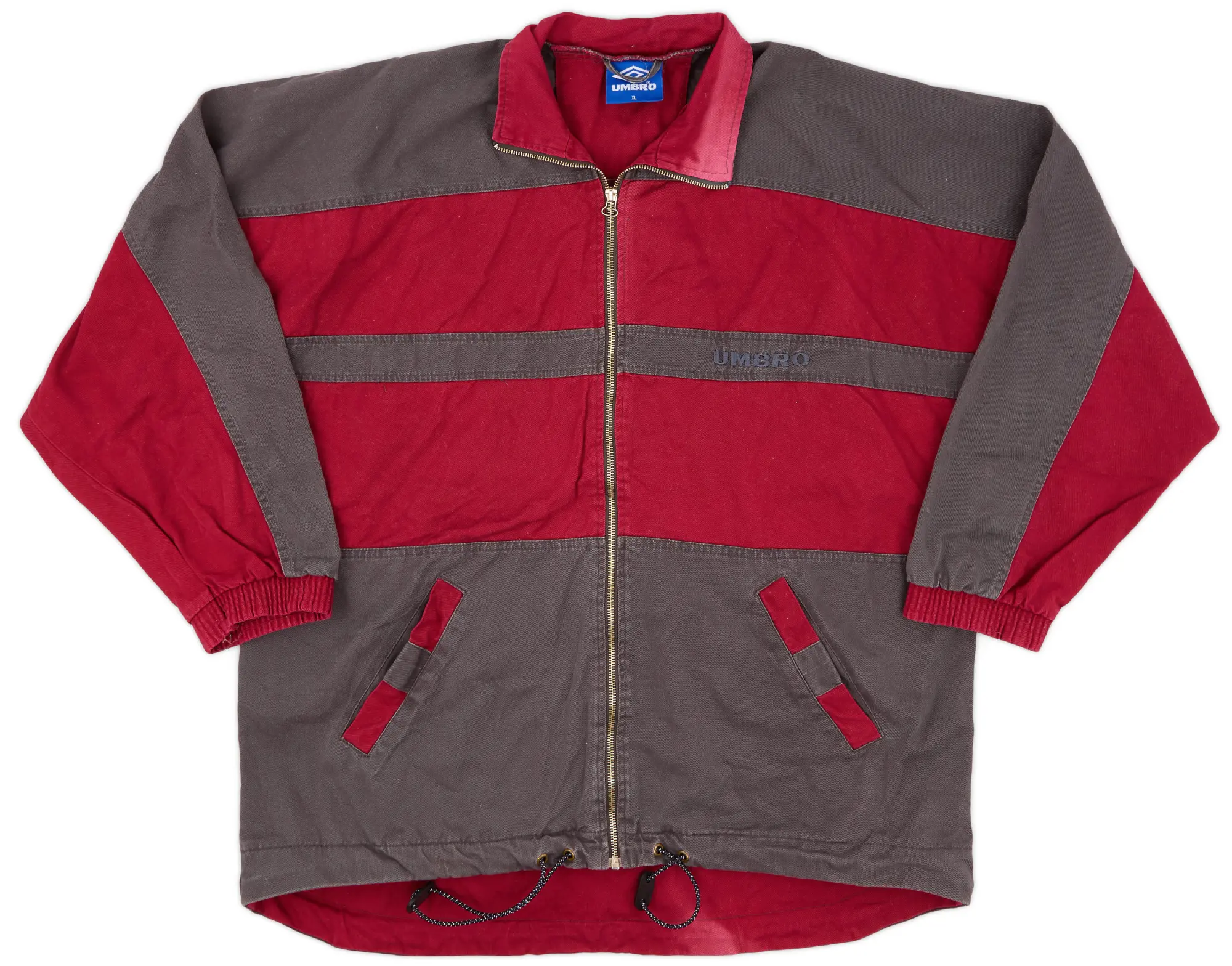 1996-97 Manchester United Umbro Denim Track Jacket - 8/10 - (XL)