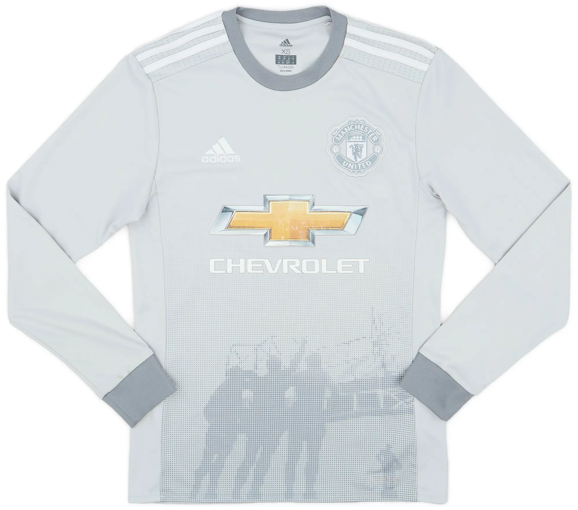 adidas 2017-18 Manchester United Third L/S Shirt - 7/10 - (XS)
