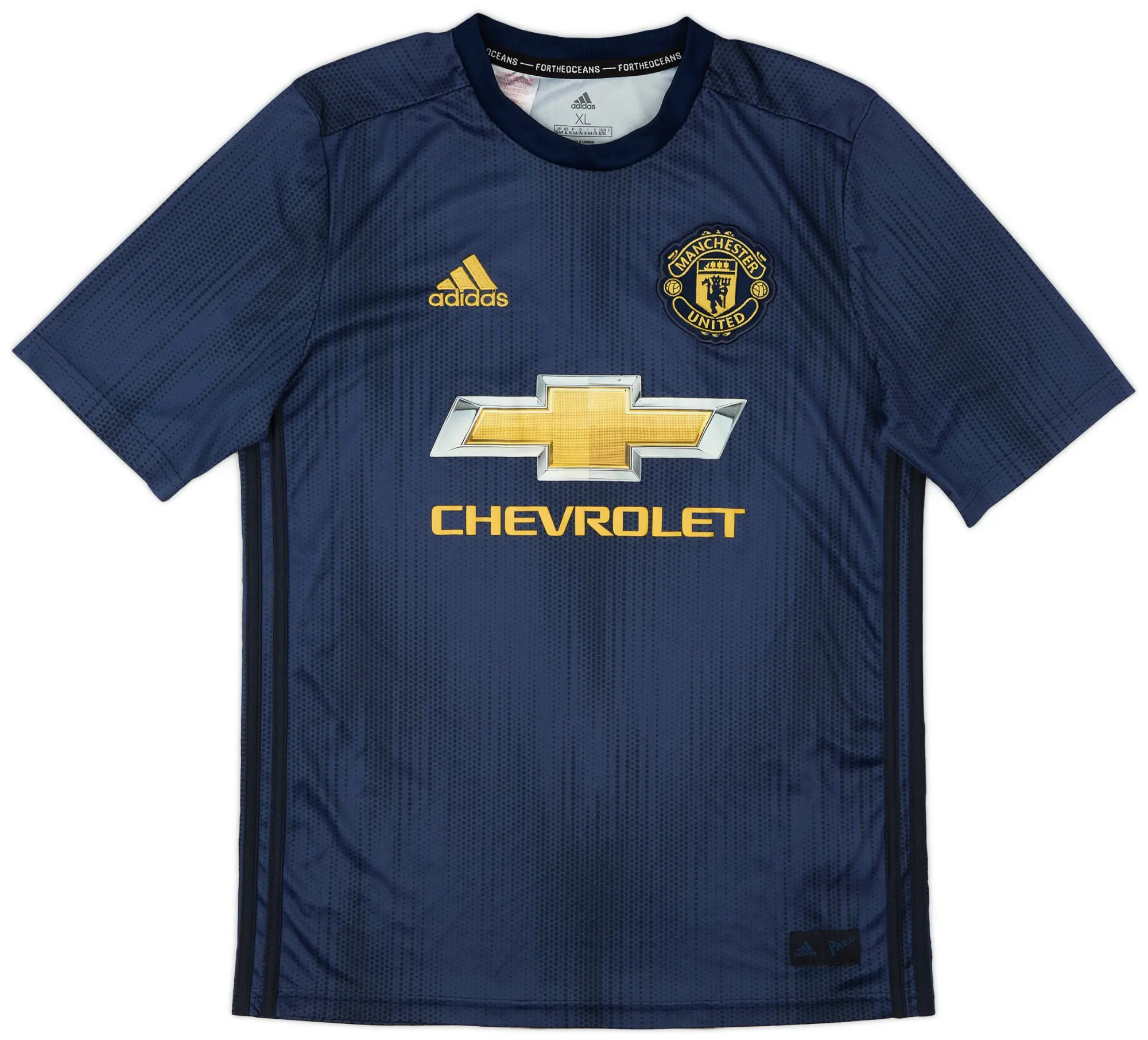 adidas 2018-19 Manchester United Third Shirt - 7/10 - (XL.Boys)