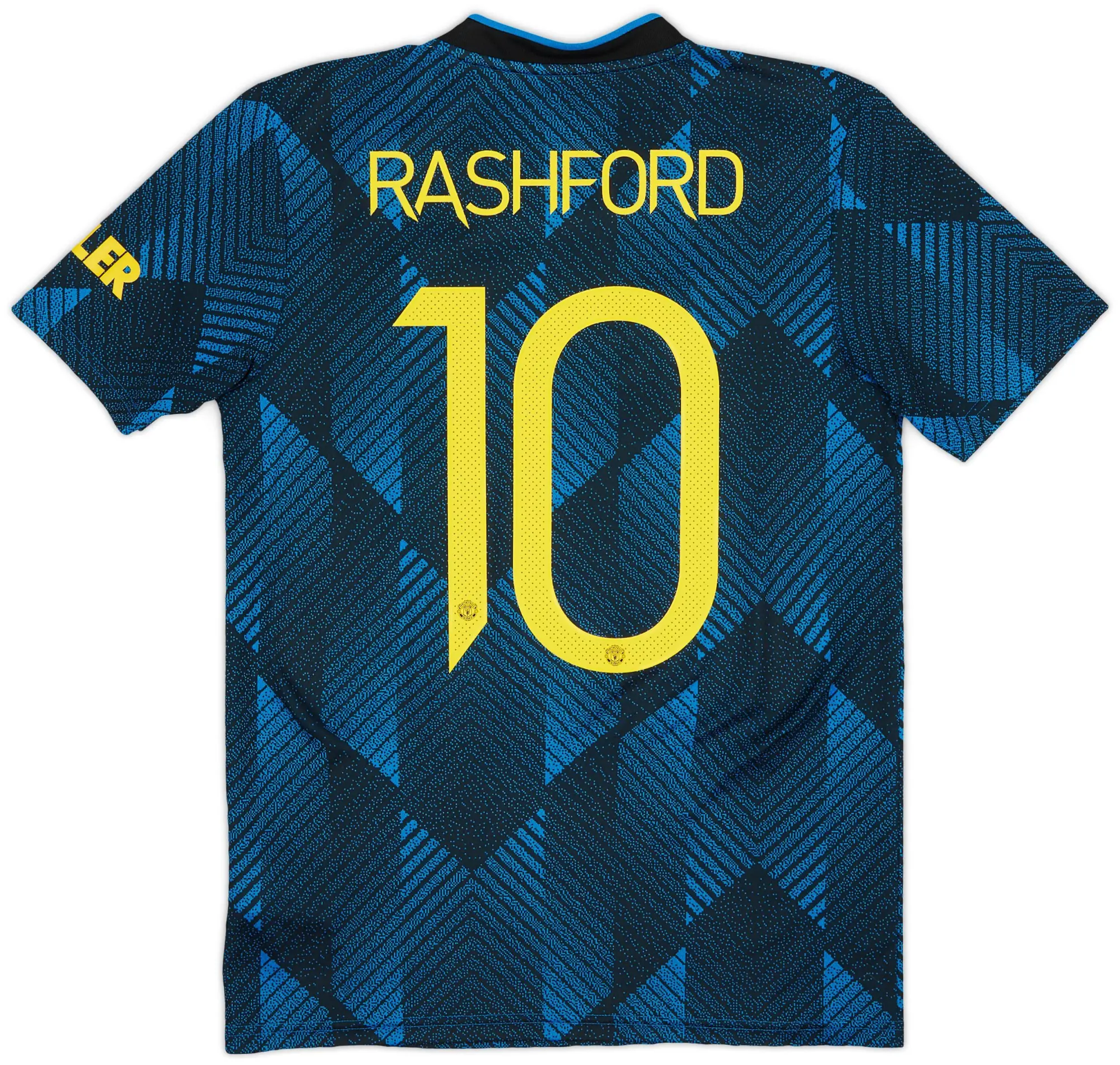 adidas 2021-22 Manchester United Third Shirt Rashford #10 - 9/10 - (S)