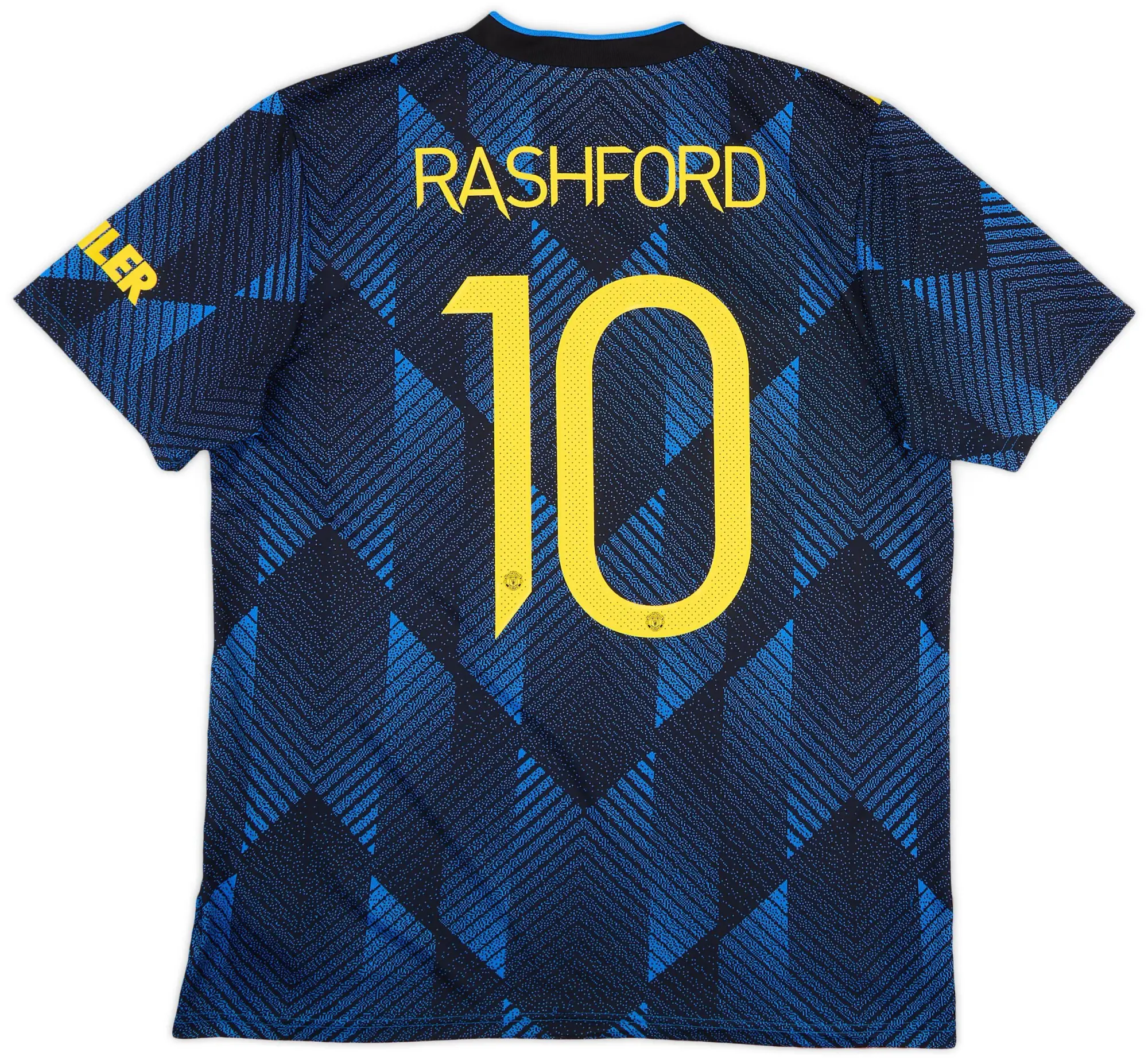 adidas 2021-22 Manchester United Third Shirt Rashford #10 - 9/10 - (L)