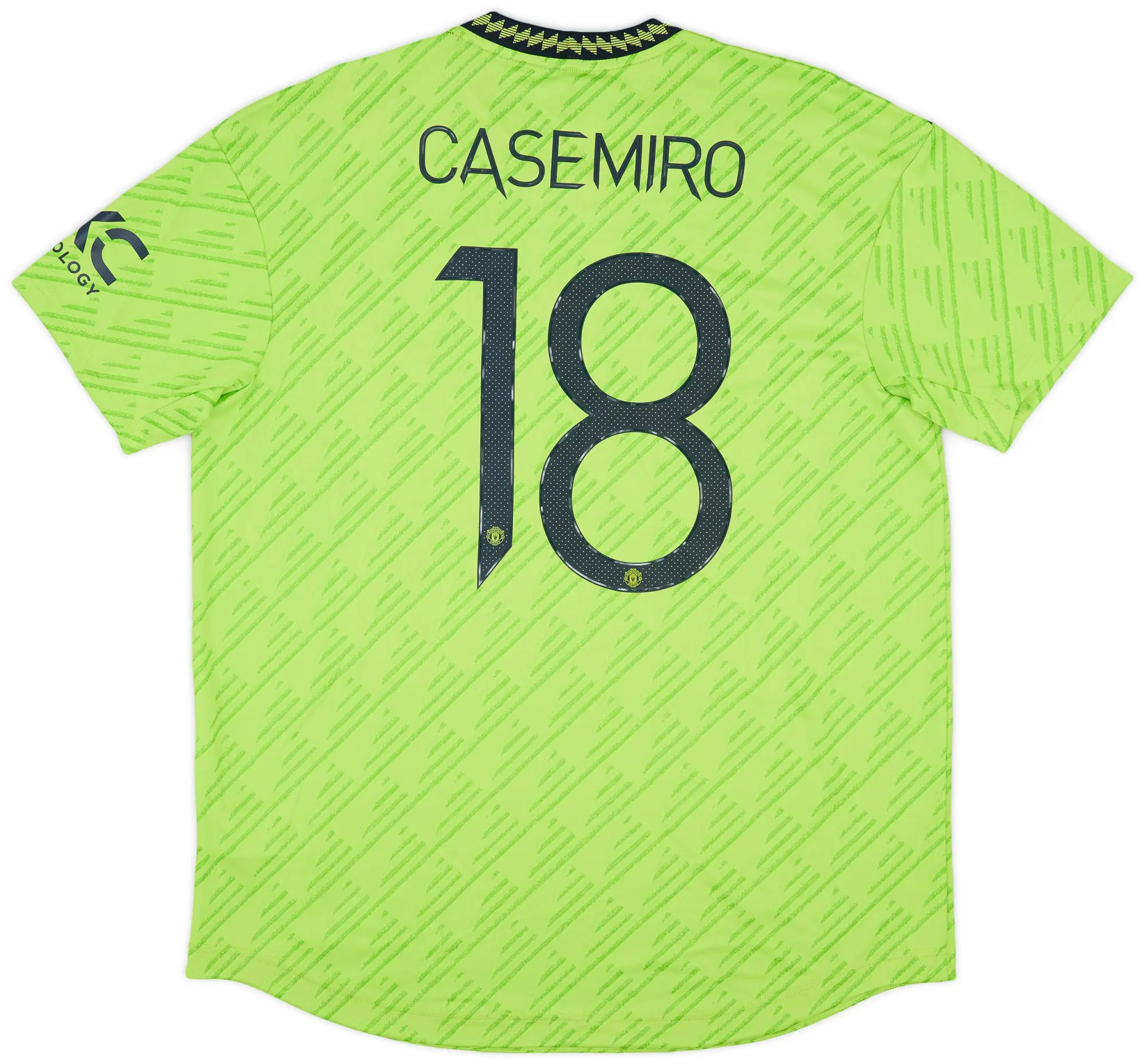 adidas 2022-23 Manchester United Authentic Third Shirt Casemiro #18 (XL)