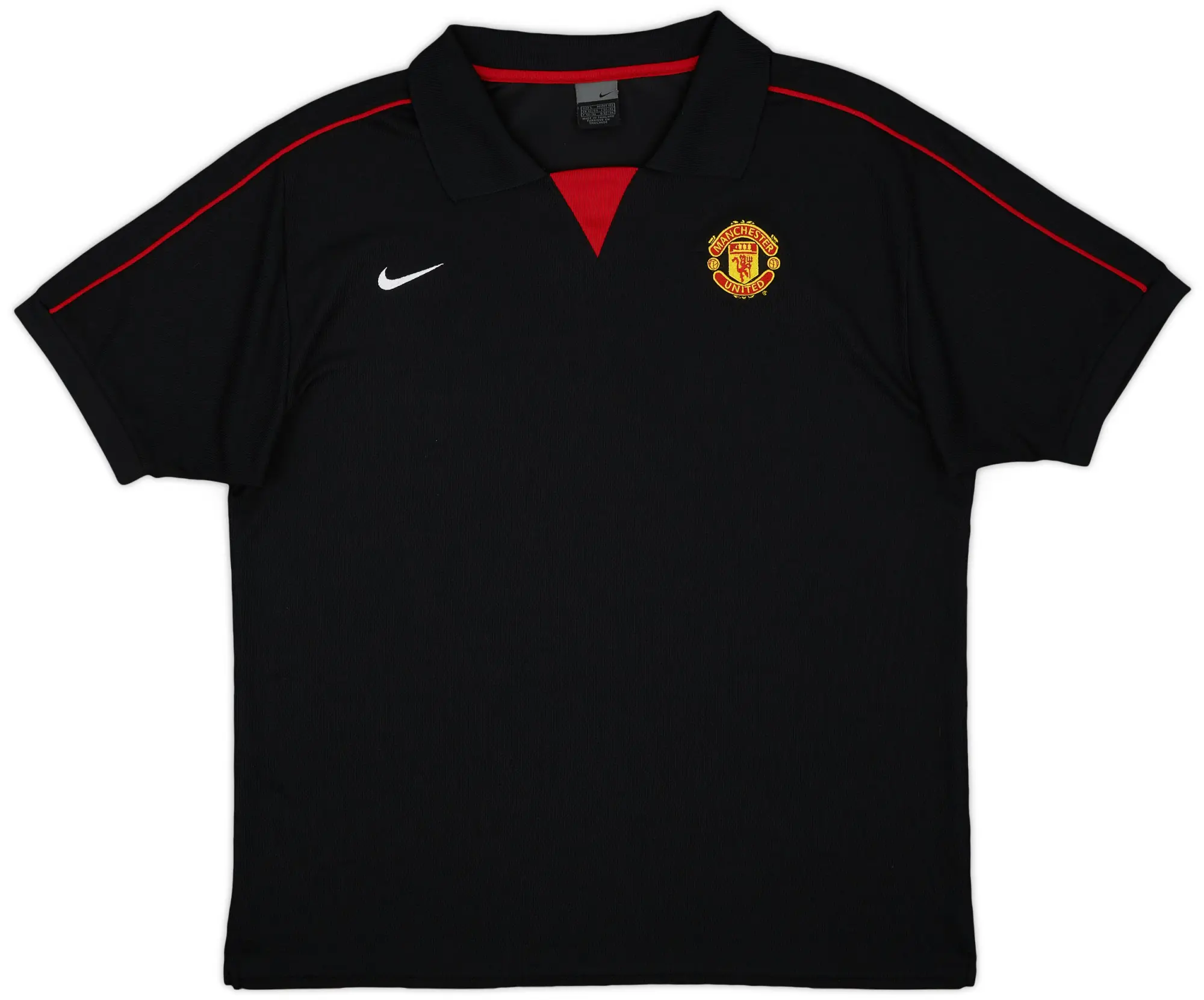 2002-03 Manchester United Nike Polo Shirt - 9/10 - (L)
