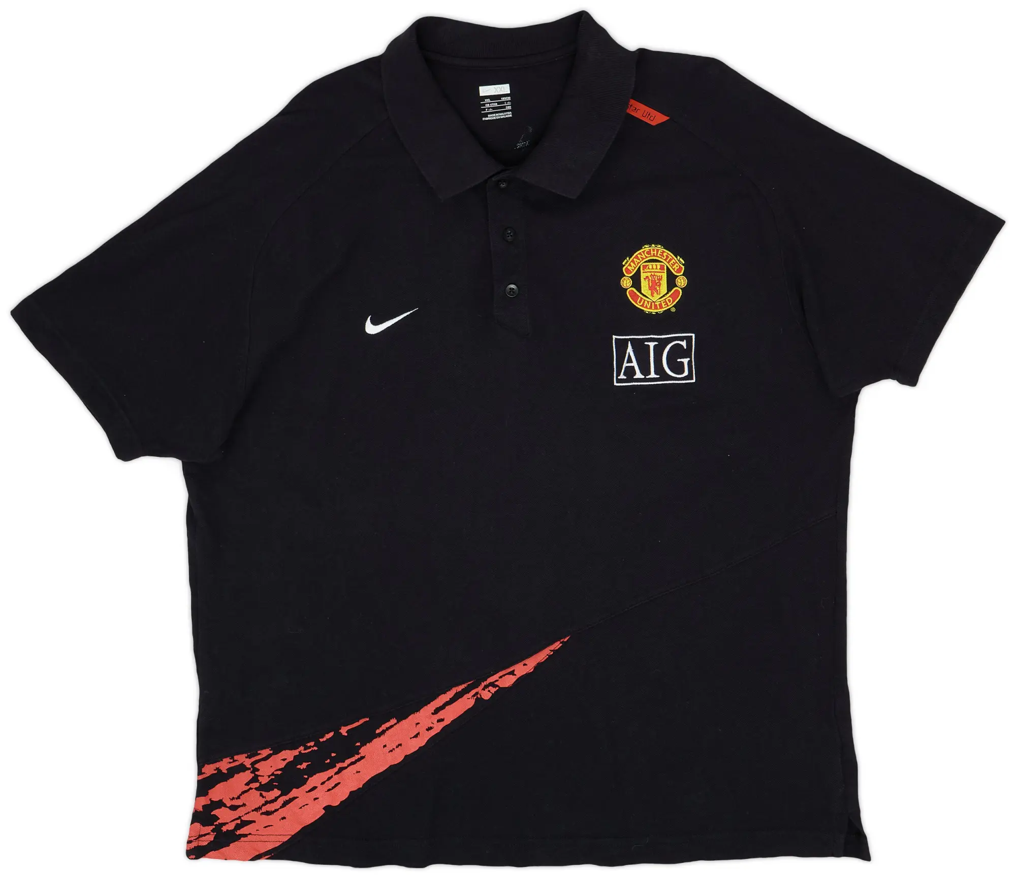 2002-03 Manchester United Nike Polo Shirt - 8/10 - (XL)