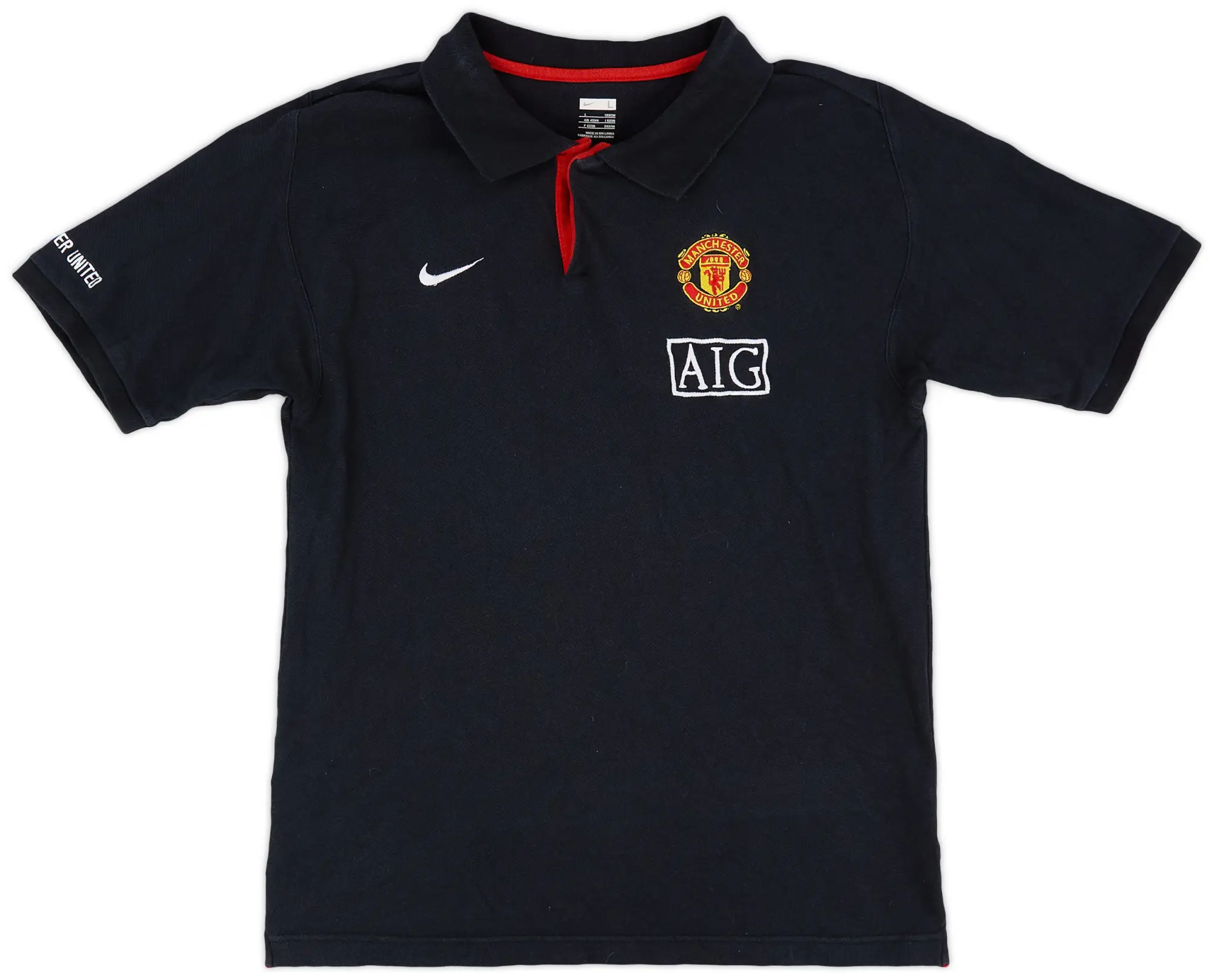 2008-09 Manchester United Nike Training Shirt - 7/10 - (L)