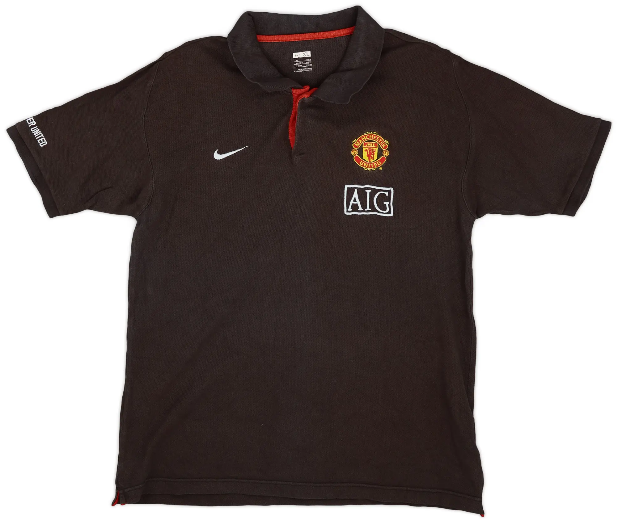 2008-09 Manchester United Nike Polo Shirt - 6/10 - (M)