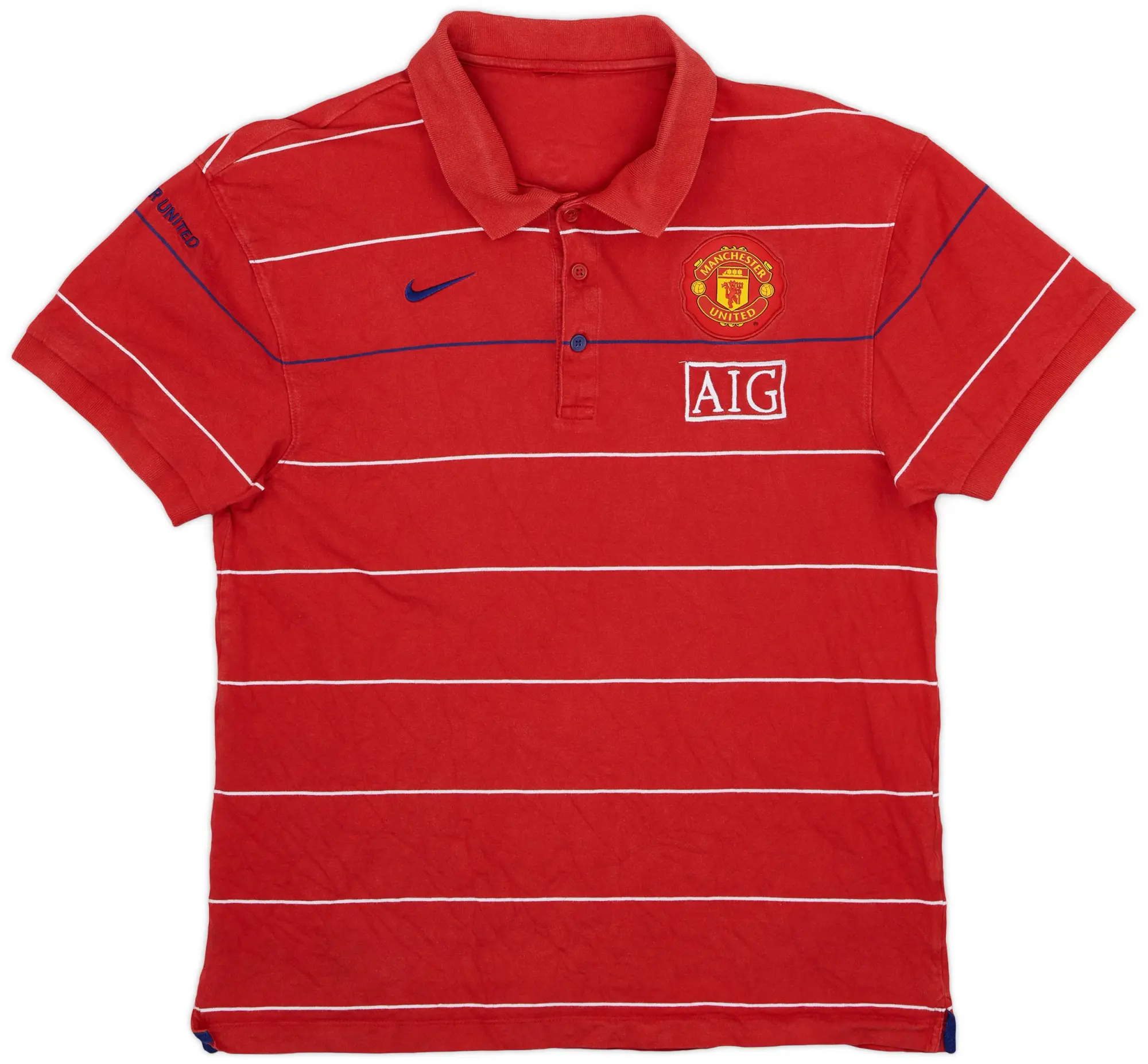 2008-09 Manchester United Nike Training Shirt - 9/10 - (L)
