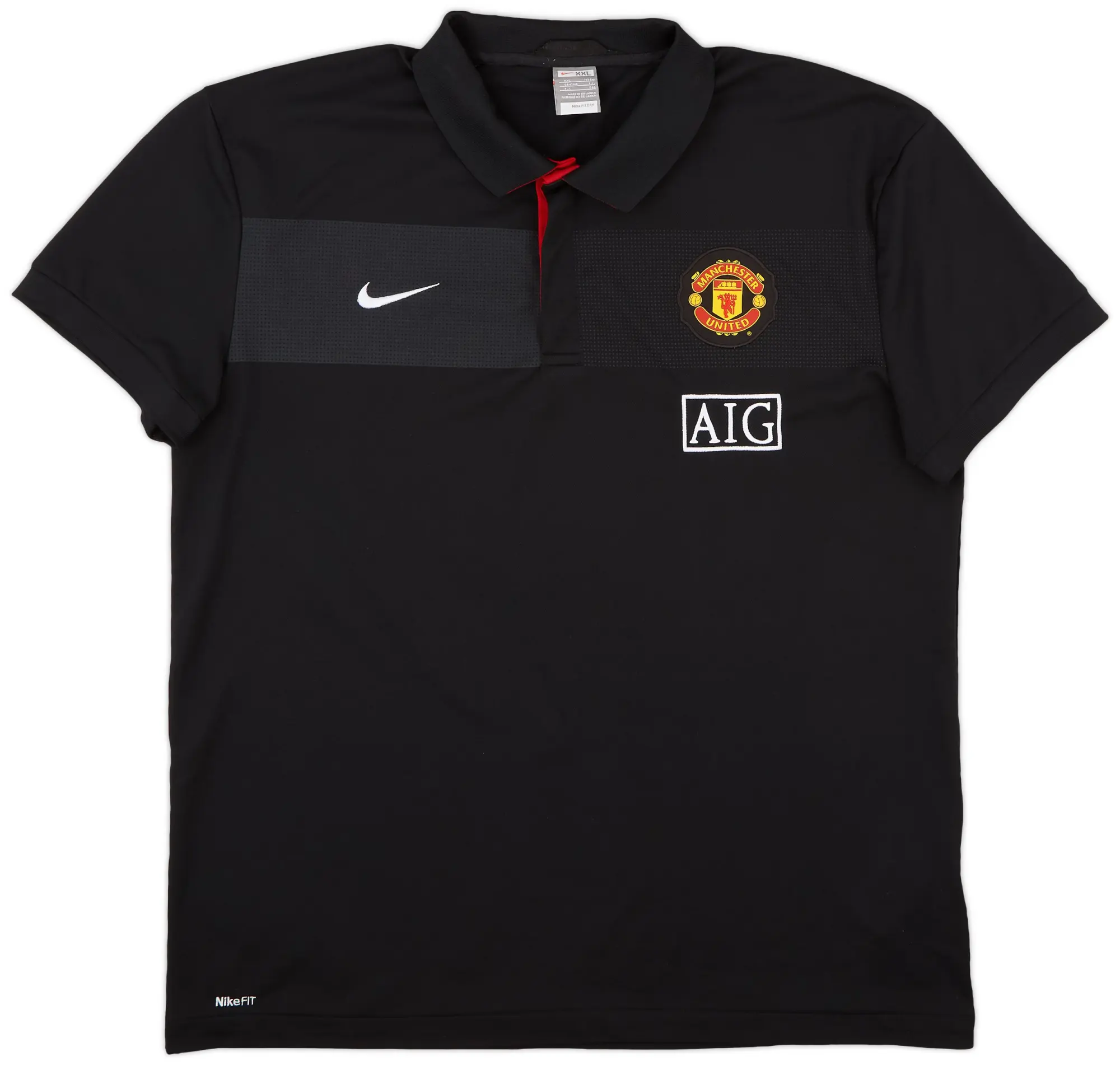 2009-10 Manchester United Nike Training Shirt - 8/10 - (L)