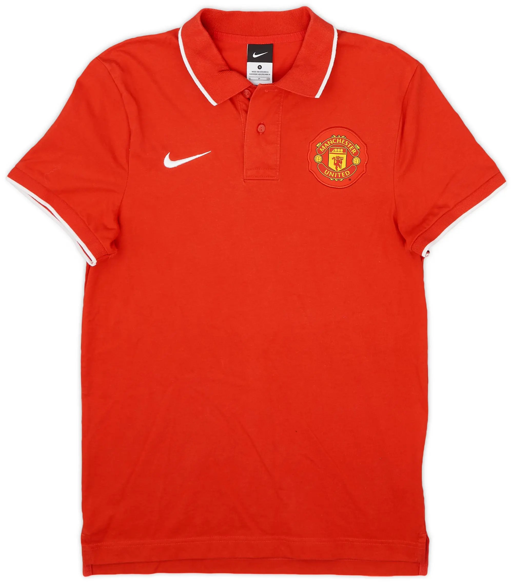 2010-11 Manchester United Nike Polo Shirt - 8/10 - (S)