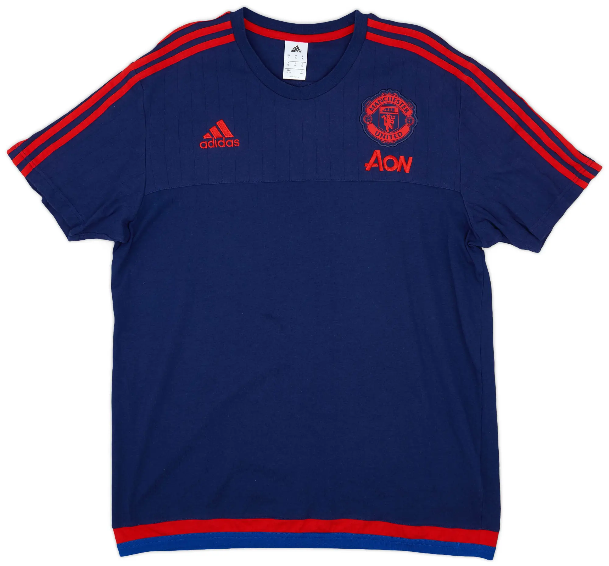 2015-16 Manchester United adidas Training Shirt - 9/10 - (XL)