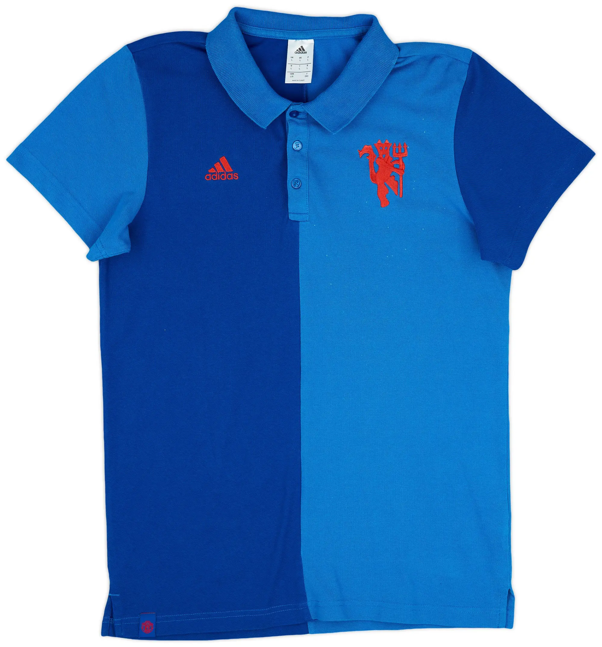 2016-17 Manchester United adidas Polo Shirt - 8/10 - (L)