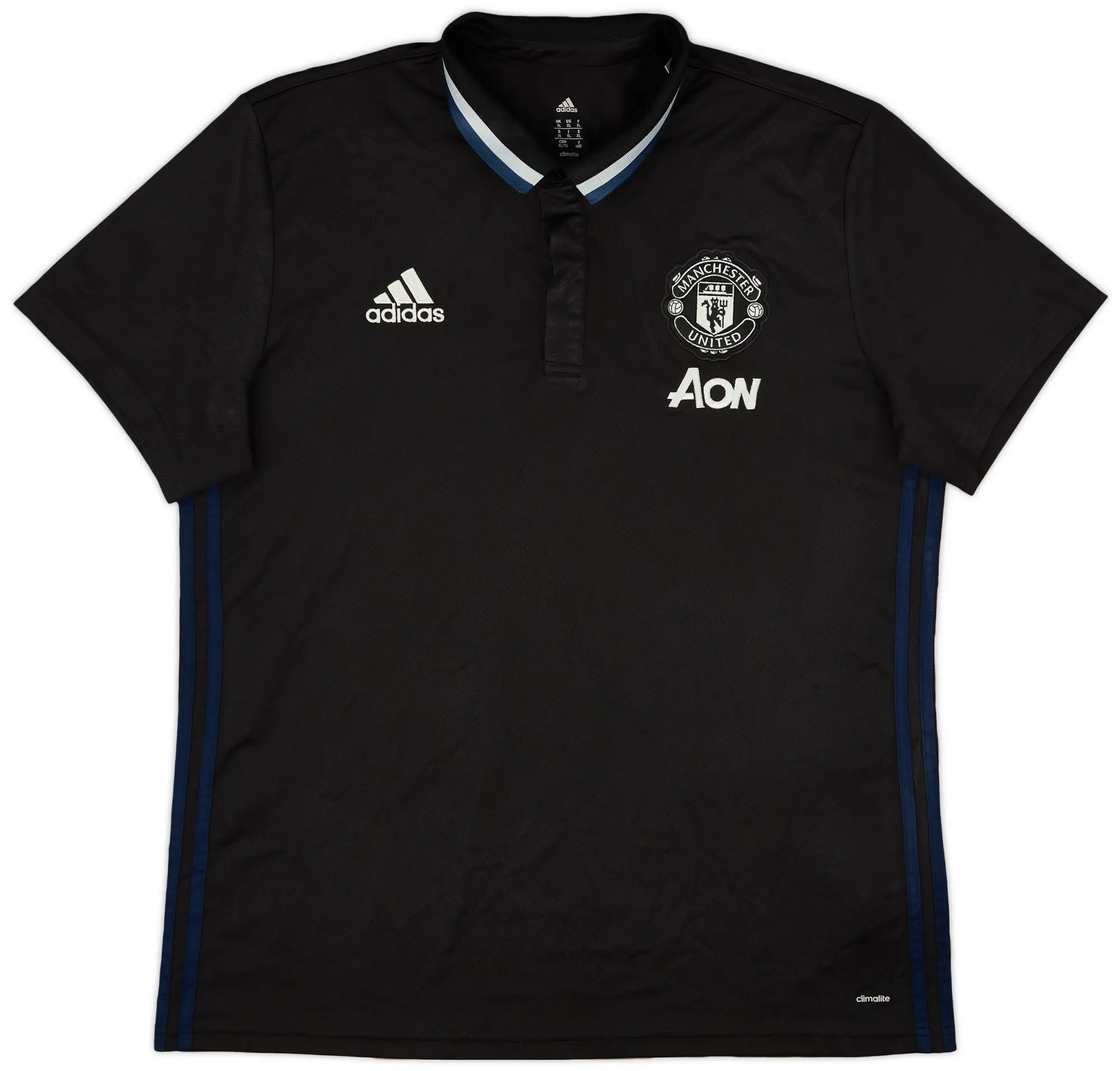 2016-17 Manchester United adidas Polo Shirt - 7/10 - (XL)