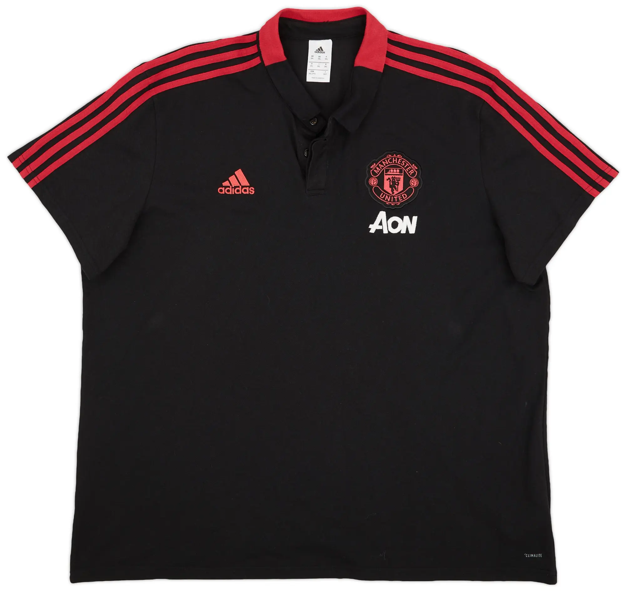 2018 19 Manchester United adidas Polo Shirt 6 10 3XL