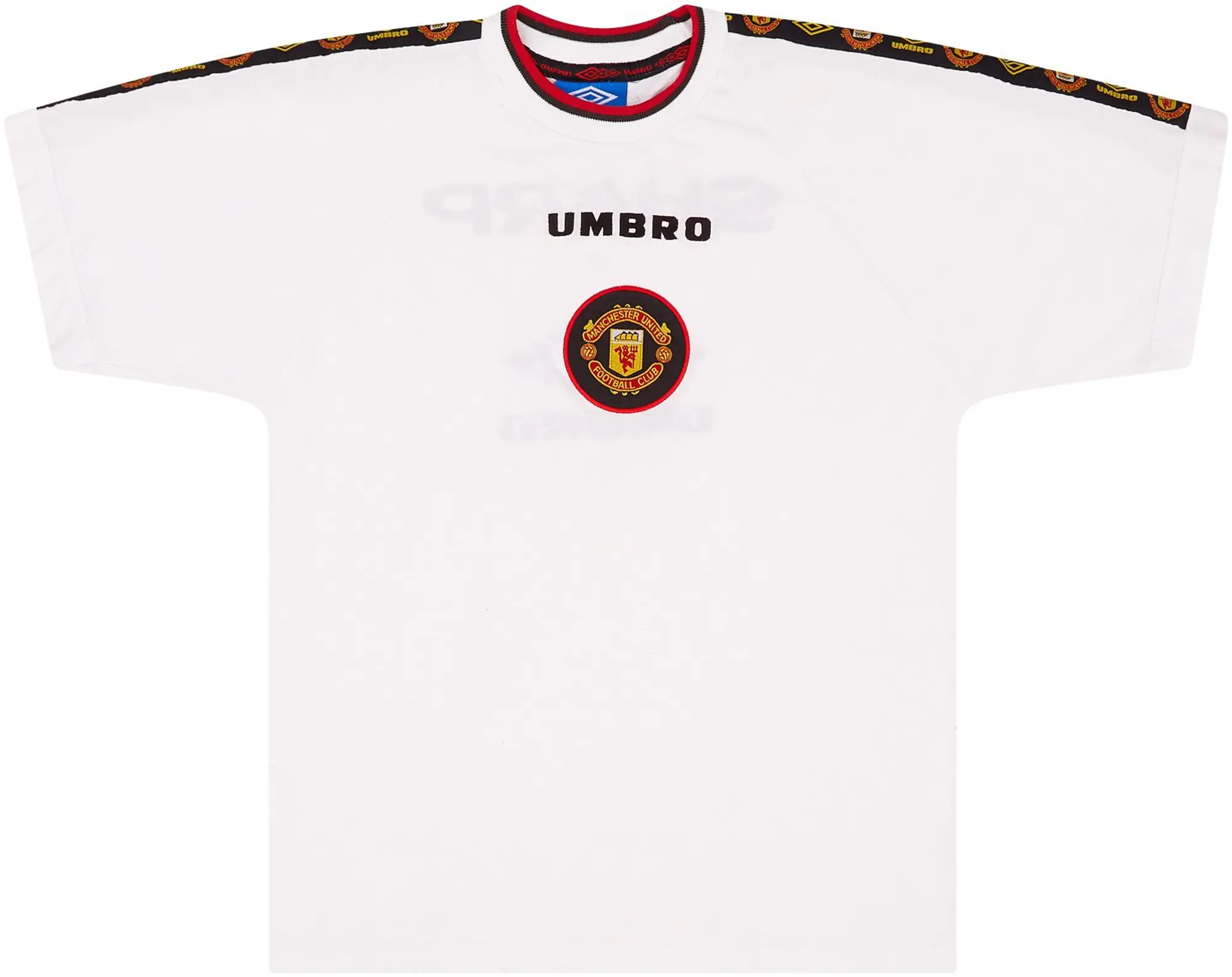 1996-97 Manchester United Umbro Training Shirt - 8/10 - (Y)