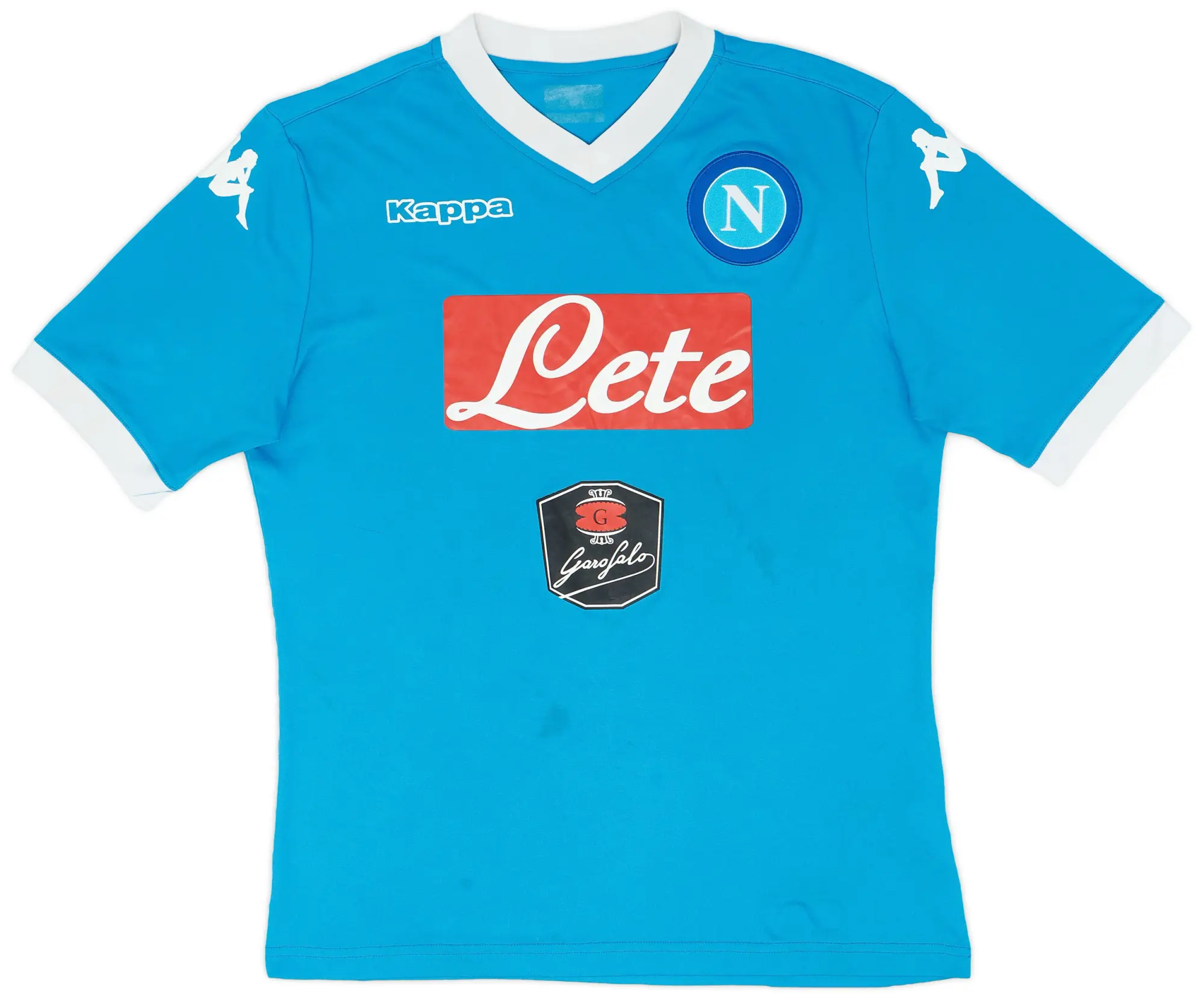 Kappa 2015-16 Napoli Basic Home Shirt - 6/10 - (L)