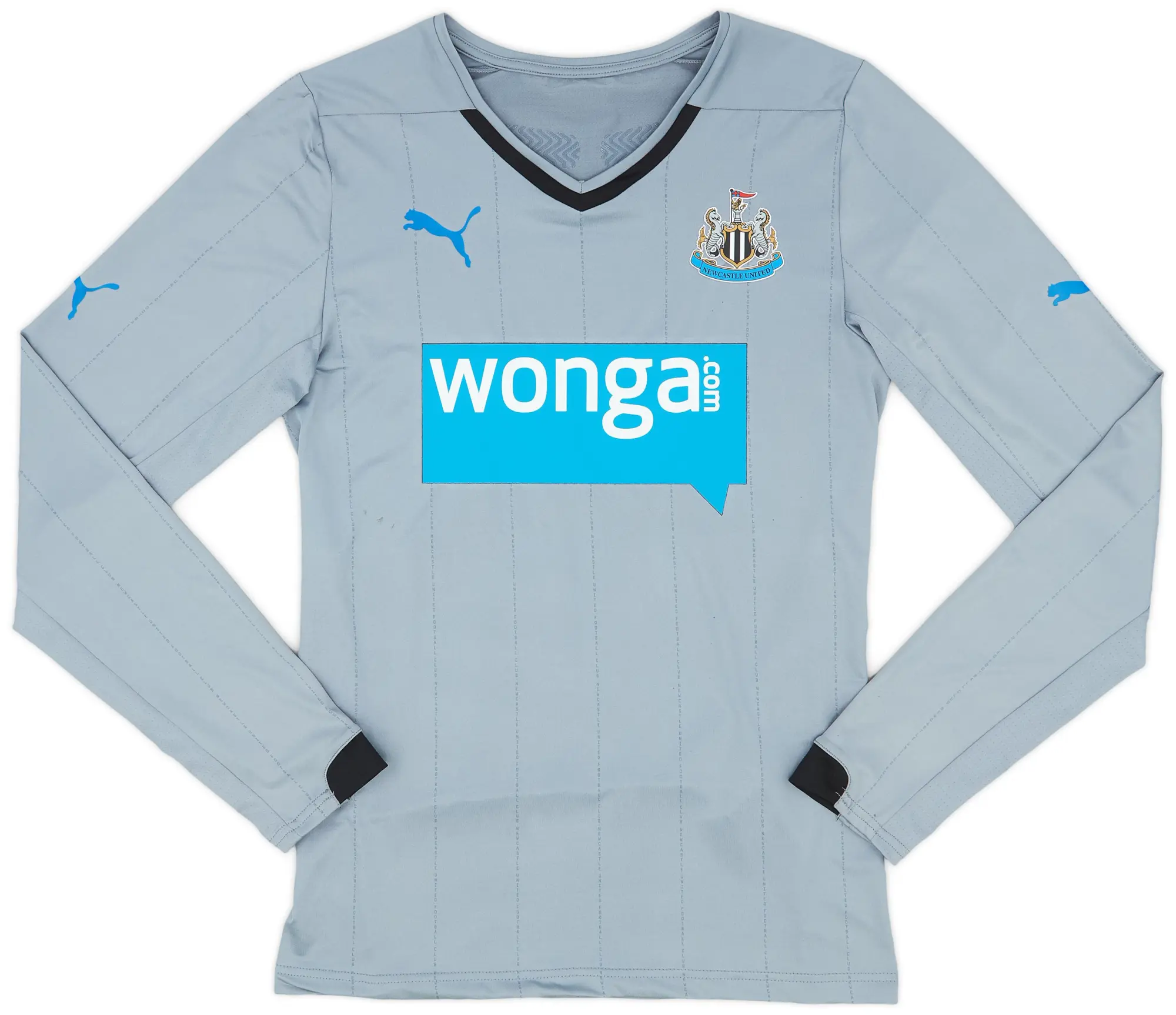 Puma Newcastle United Mens LS Player Issue Away Shirt 2014/15